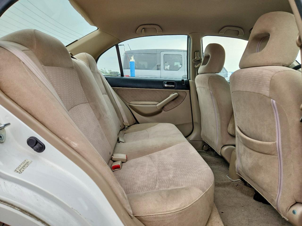 2003 Honda Civic Hybrid White vin: JHMES96683S028460