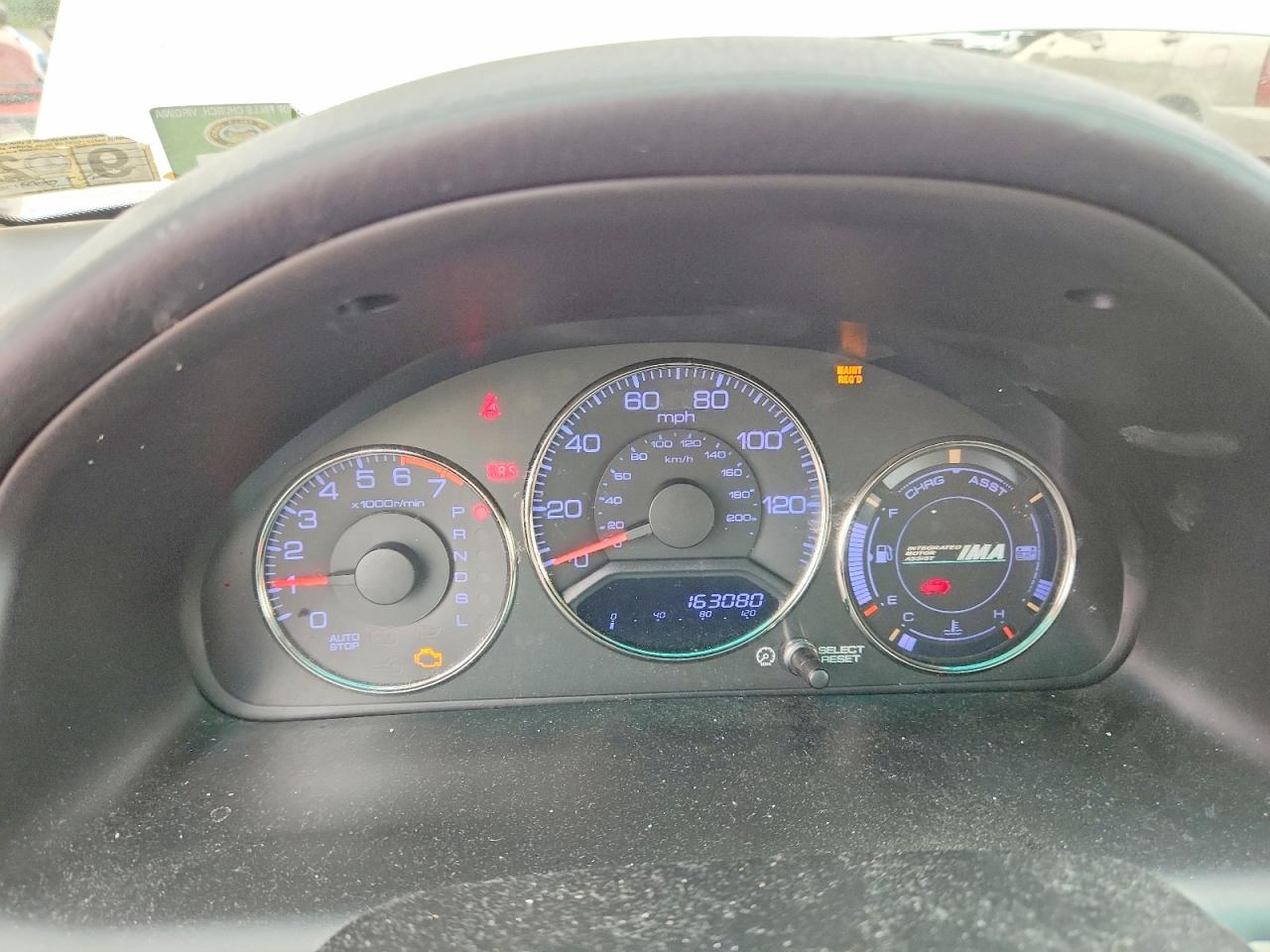2003 Honda Civic Hybrid White vin: JHMES96683S028460