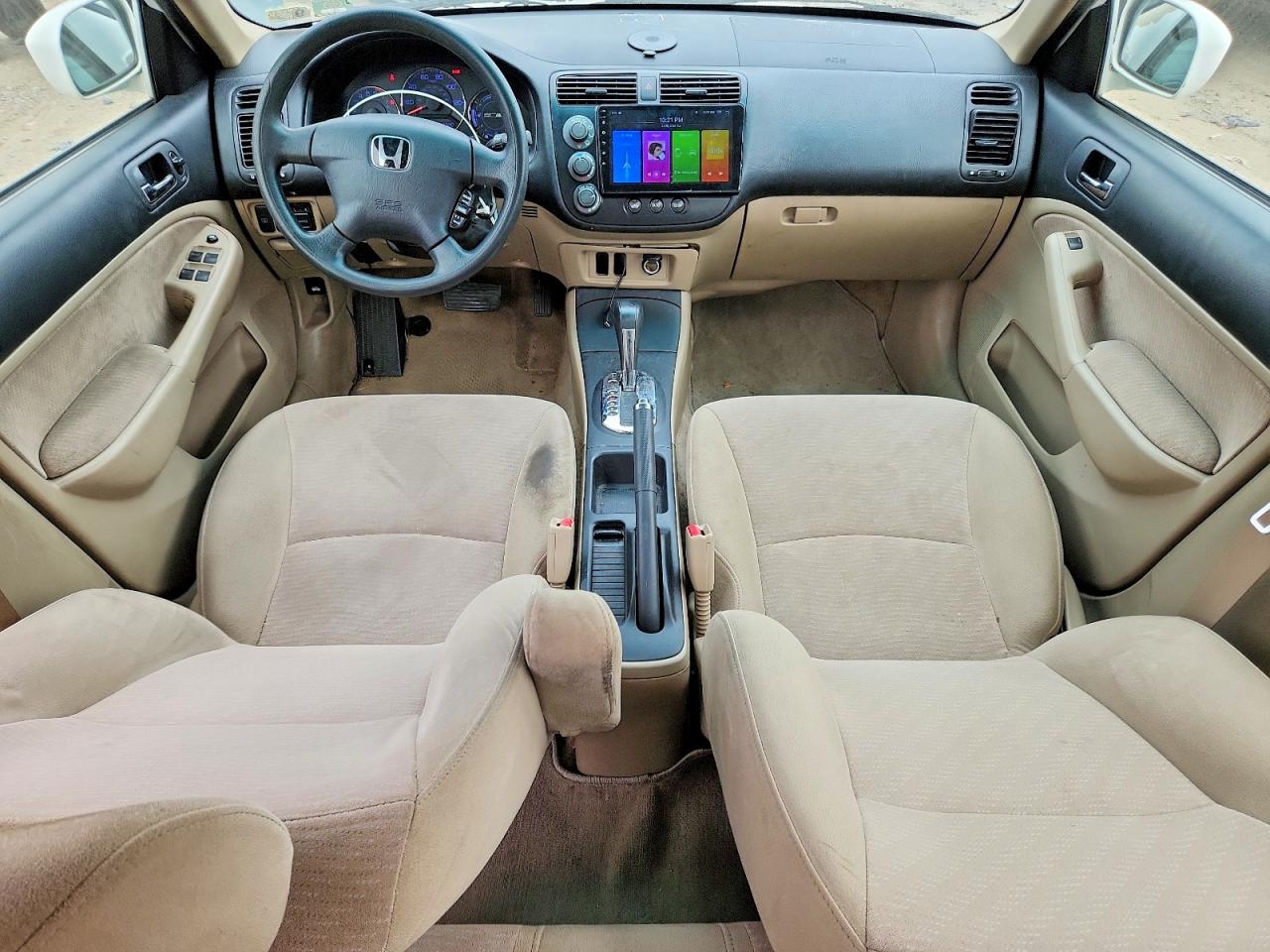 2003 Honda Civic Hybrid White vin: JHMES96683S028460