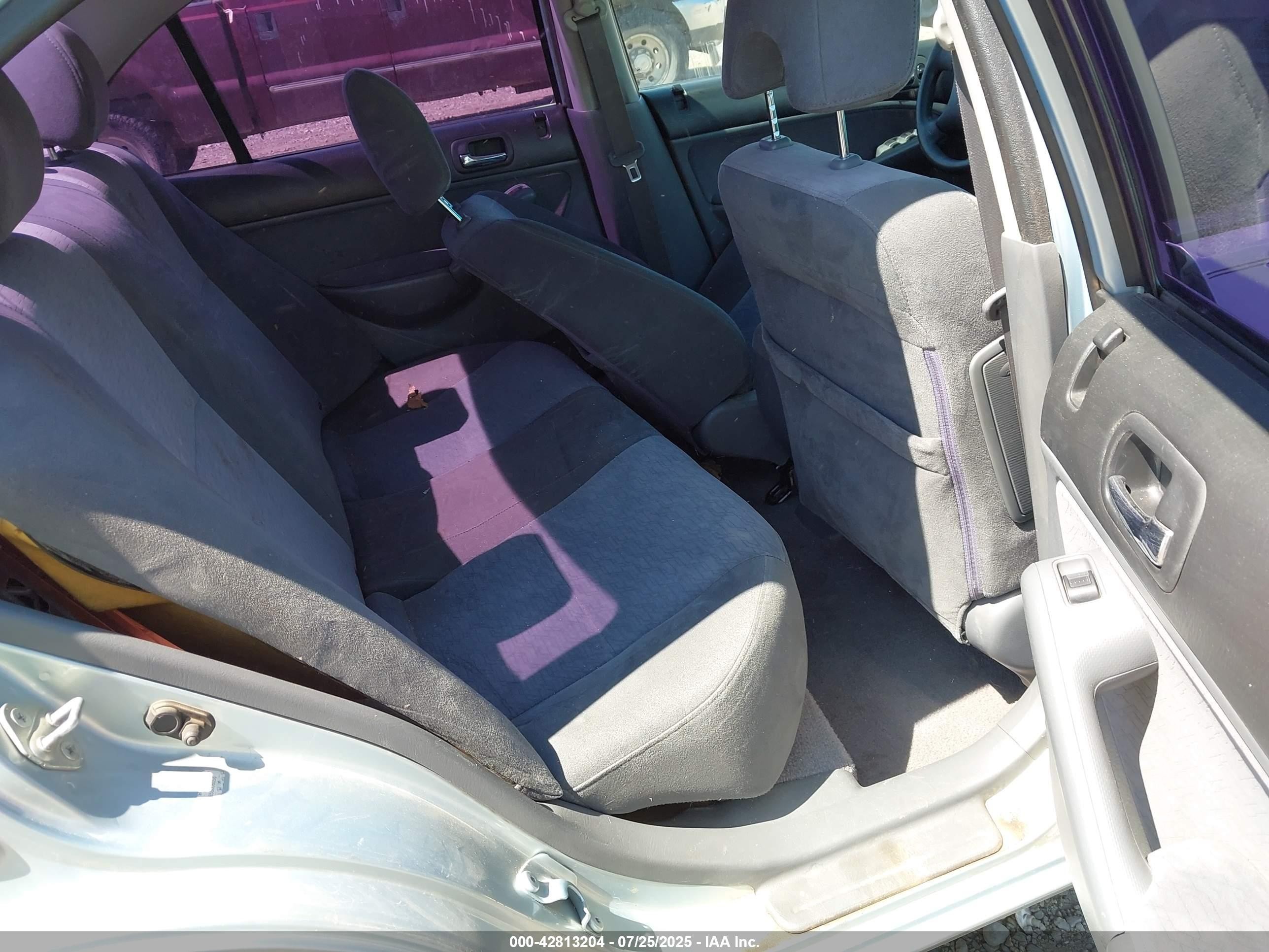 2005 Honda Civic Hybrid Серебряный vin: JHMES96685S006056
