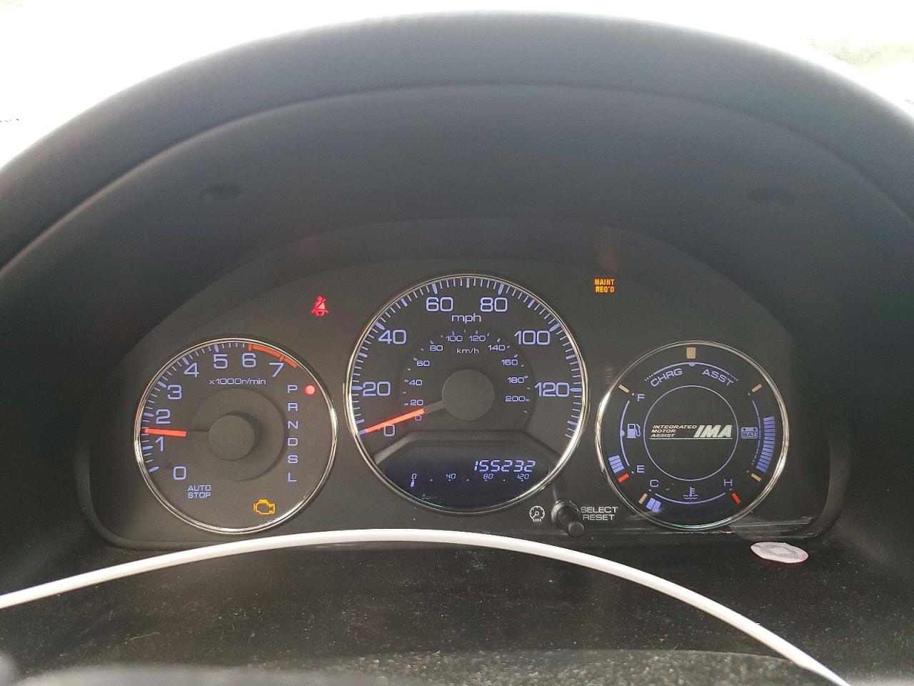2005 Honda Civic Hybrid Blue vin: JHMES96695S005756
