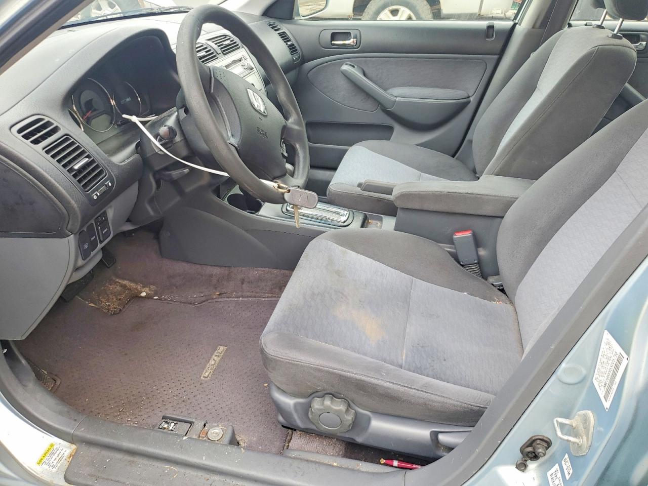 2005 Honda Civic Hybrid Blue vin: JHMES96695S005756