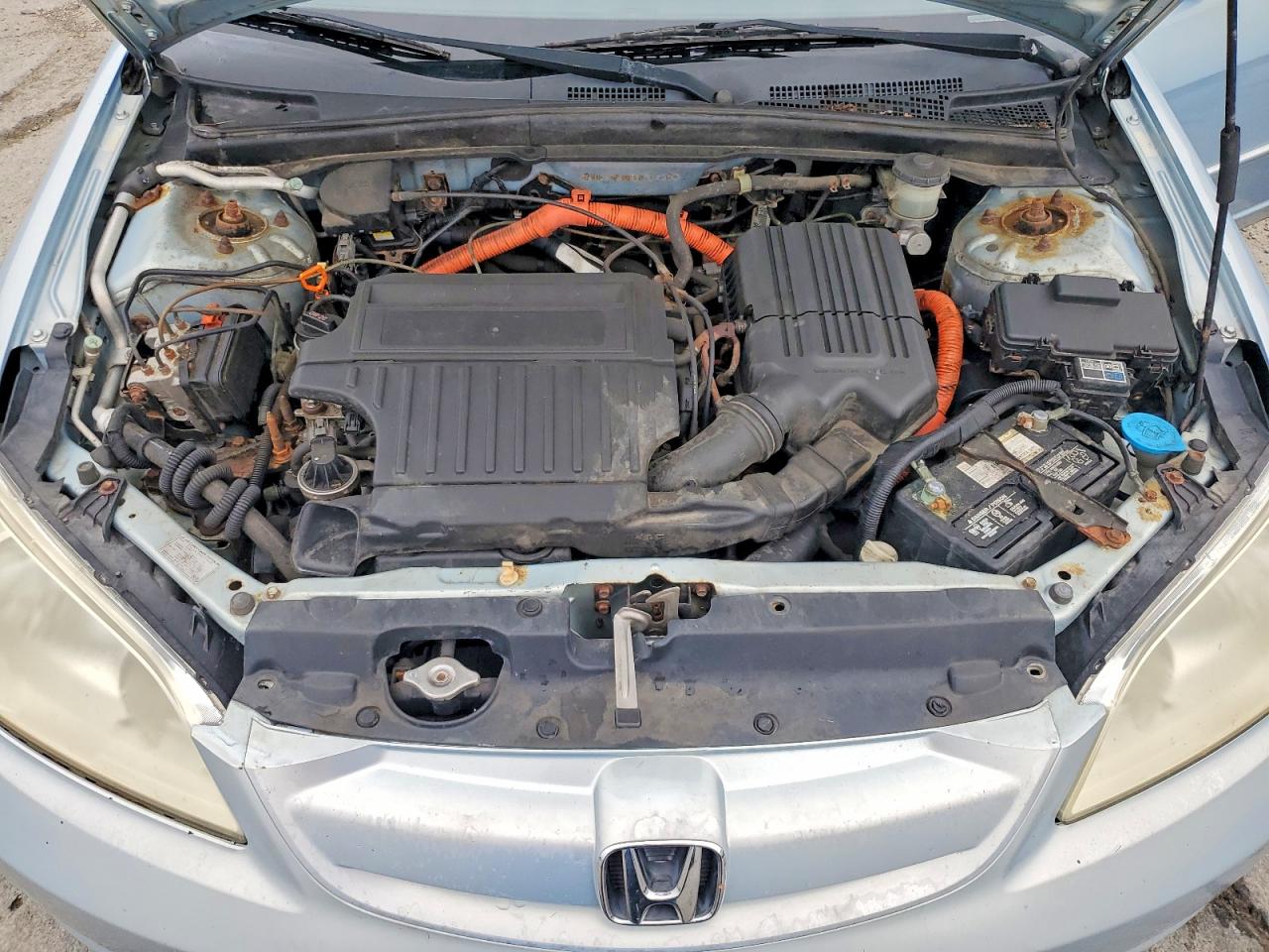2005 Honda Civic Hybrid Blue vin: JHMES96695S005756