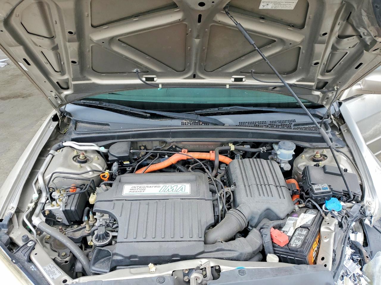 2003 Honda Civic Hybrid Gray vin: JHMES966X3S031263