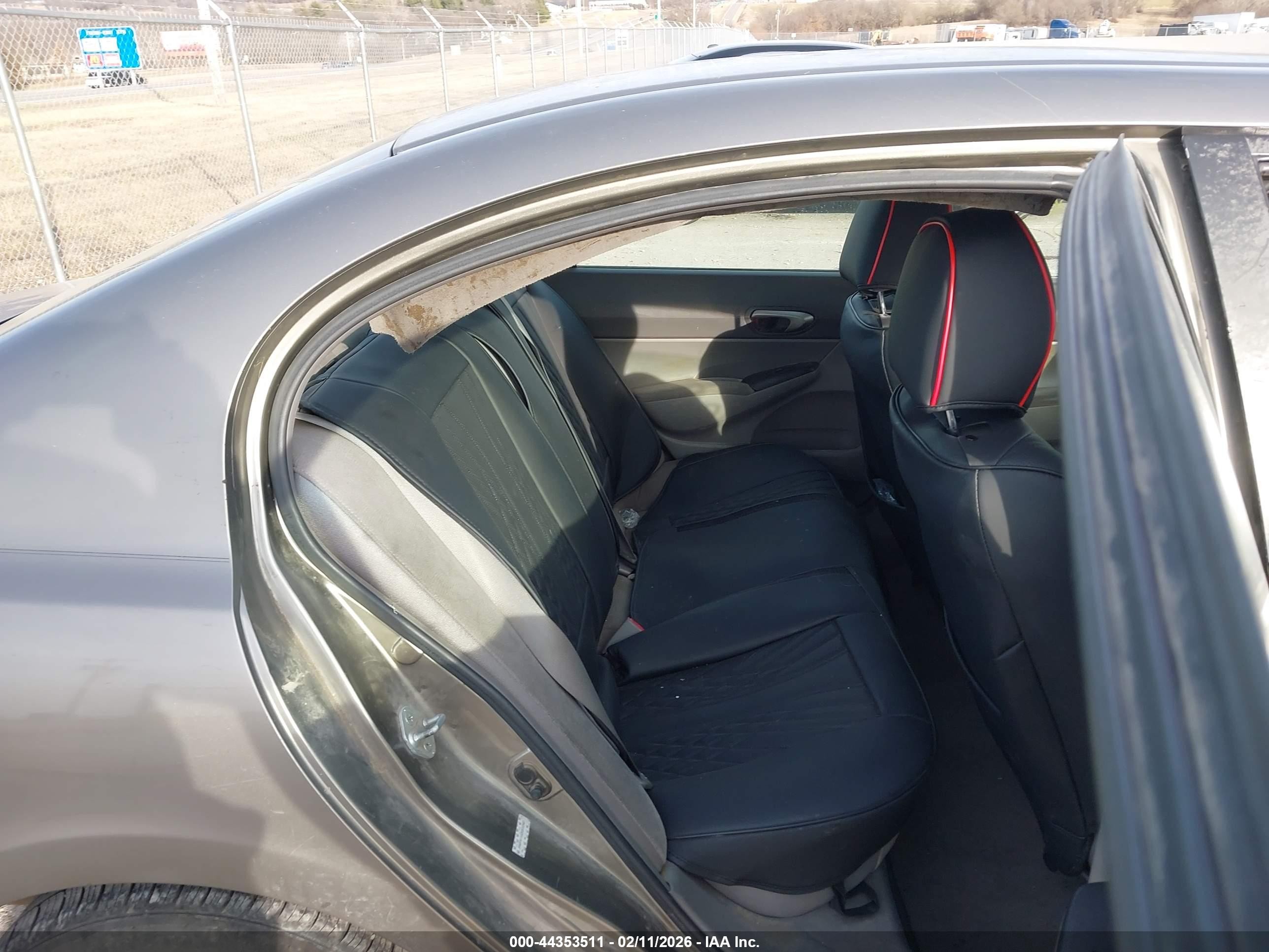 2006 Honda Civic Lx Gray vin: JHMFA15526S002491