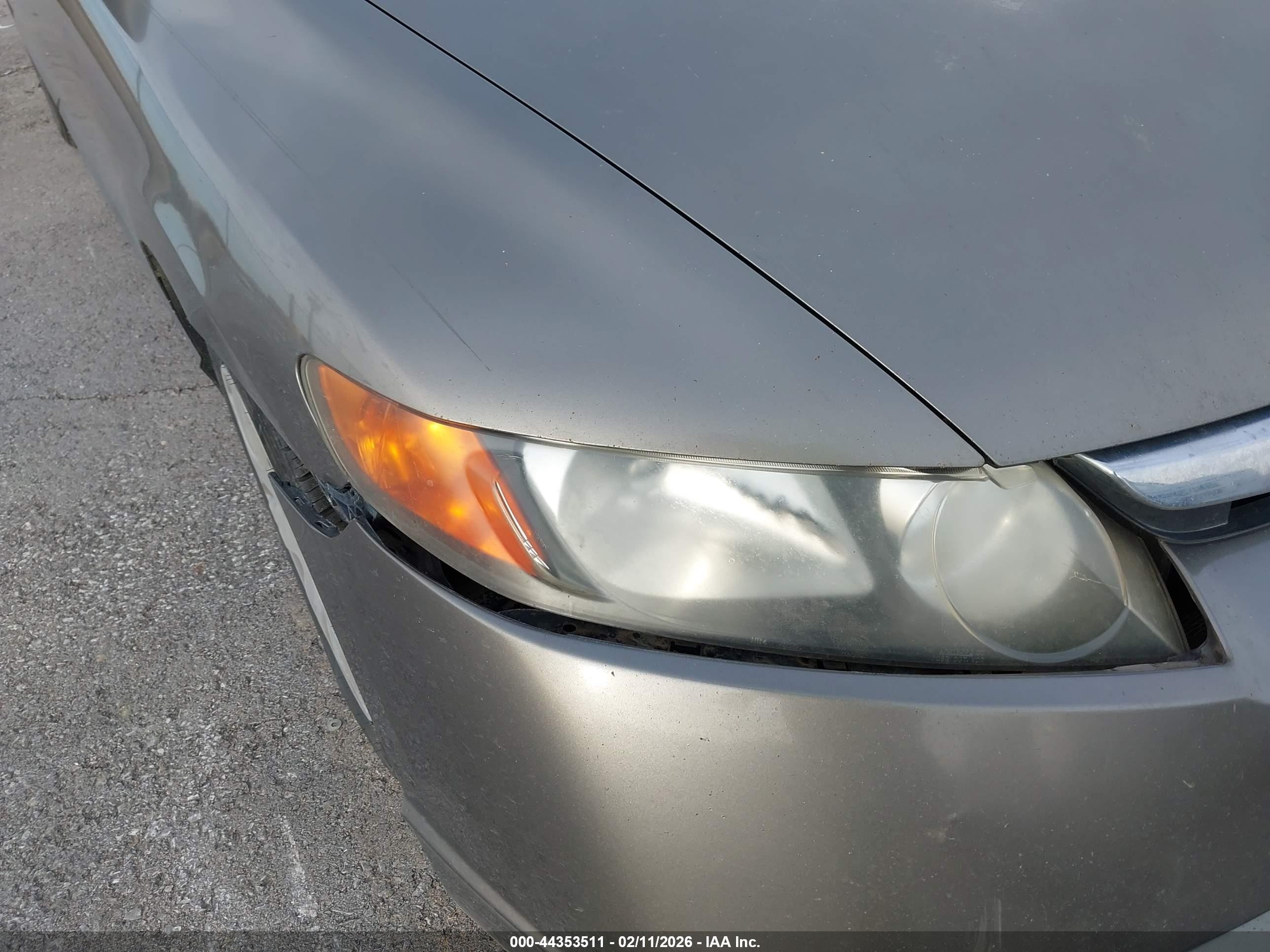 2006 Honda Civic Lx Gray vin: JHMFA15526S002491