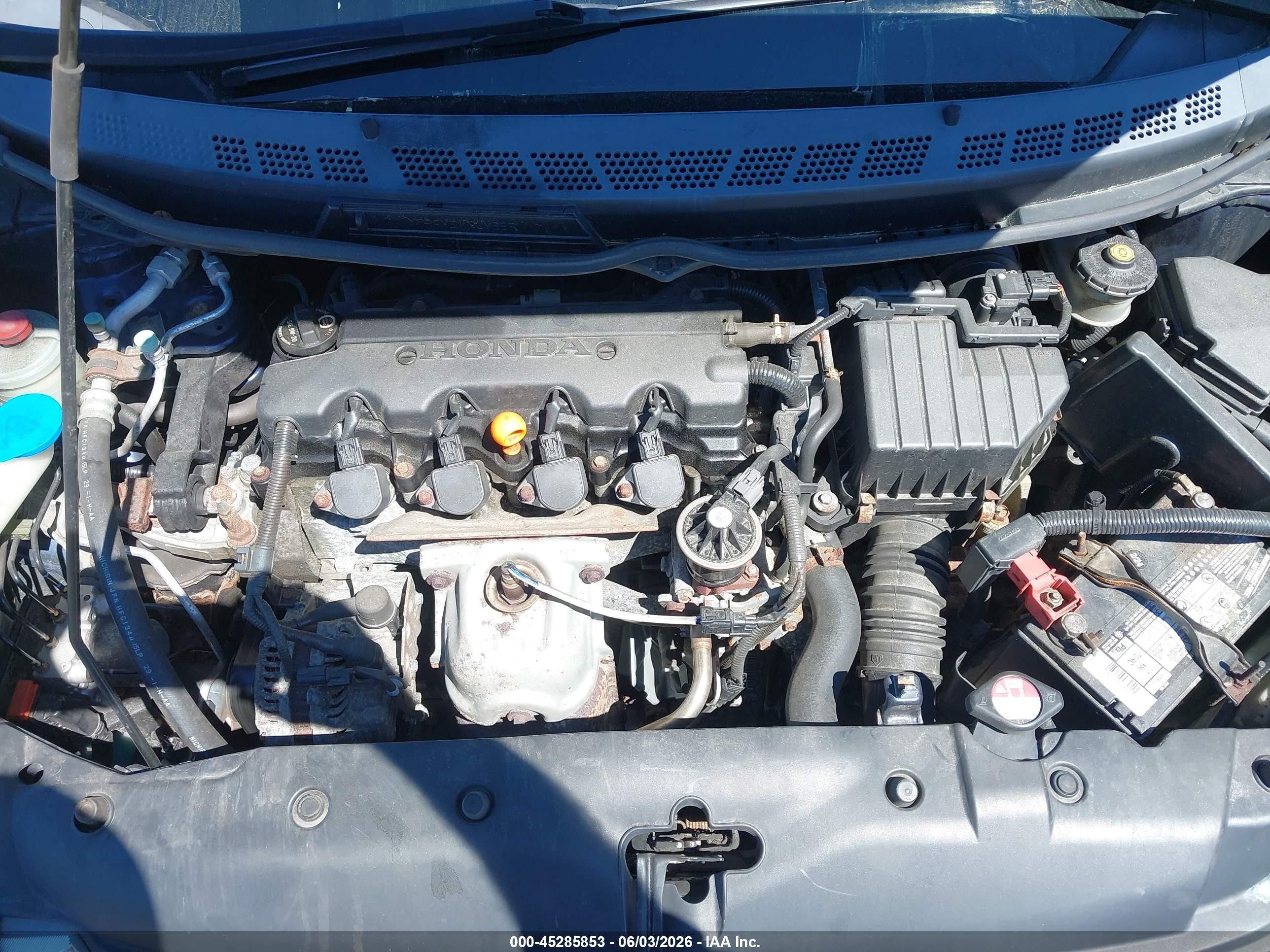 2007 Honda Civic Lx Dark Blue vin: JHMFA16507S002246