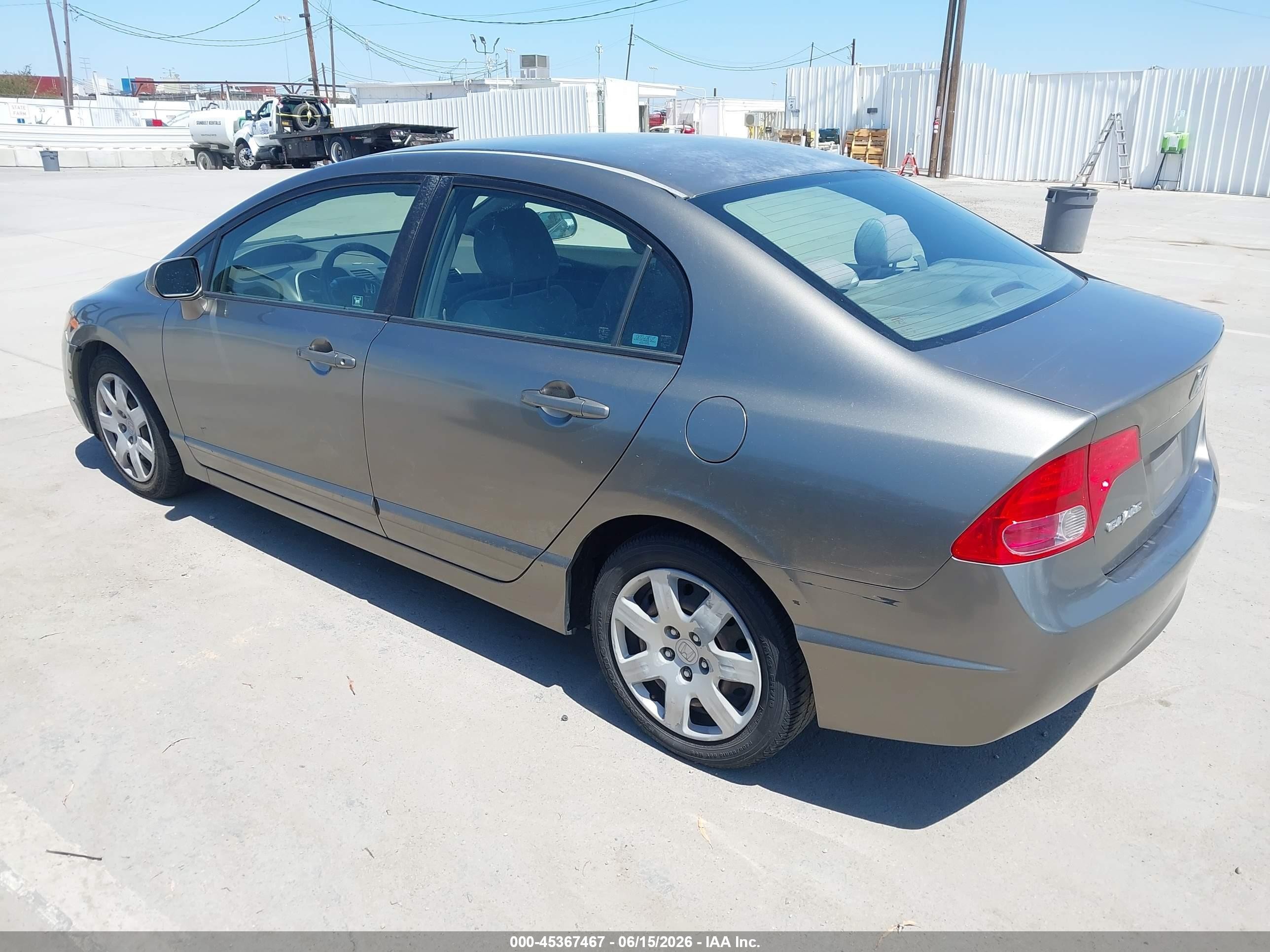 2006 Honda Civic Lx Silver vin: JHMFA16516S010774