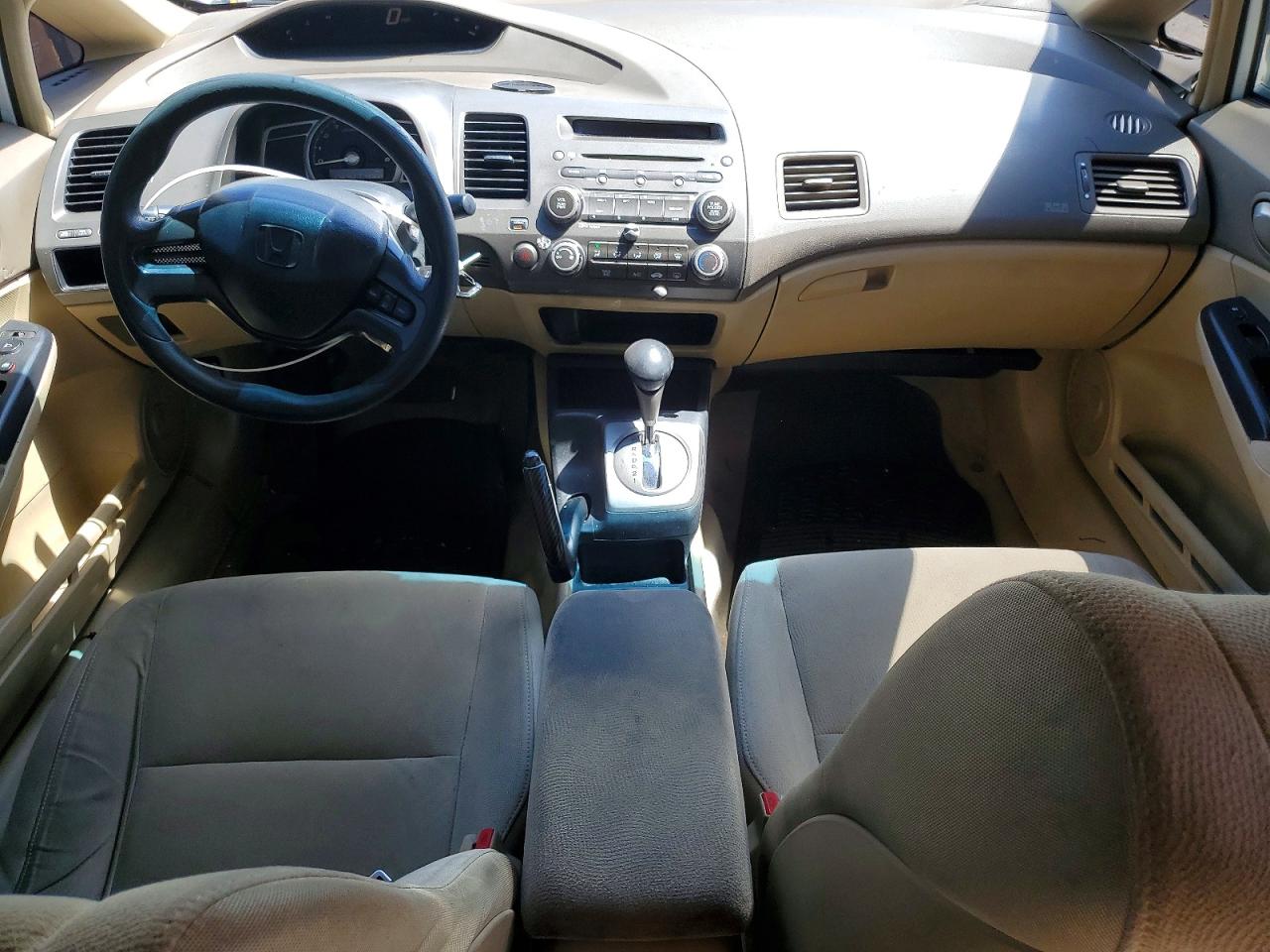 2007 Honda Civic Lx White vin: JHMFA16517S009528