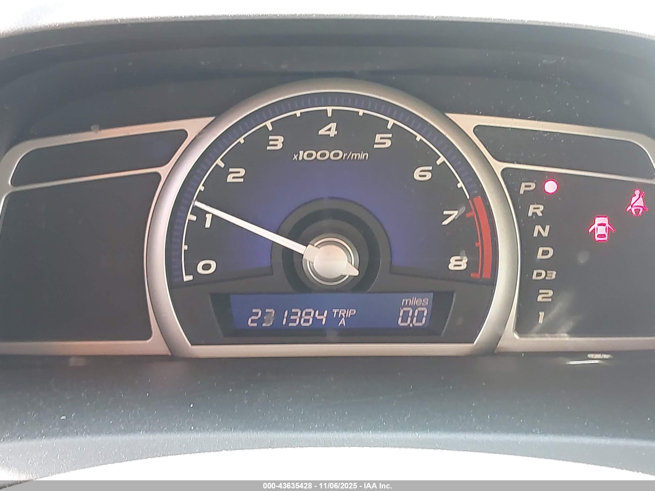 2007 Honda Civic Lx Blue vin: JHMFA16527S001048