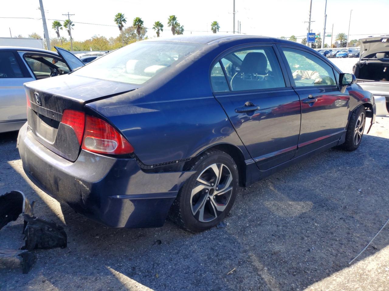 2006 Honda Civic Lx Синий vin: JHMFA16536S000506