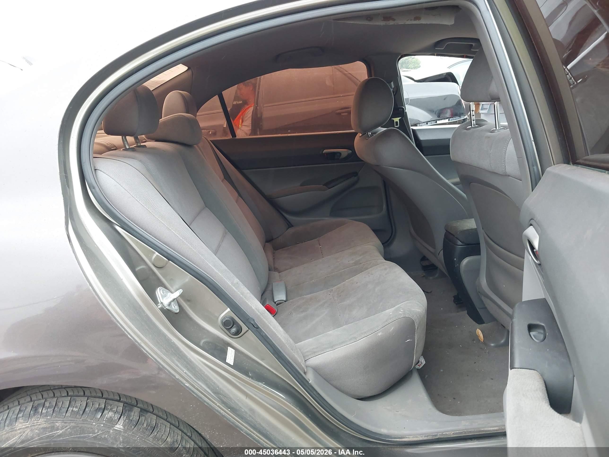 2007 Honda Civic Lx Purple vin: JHMFA16537S006596