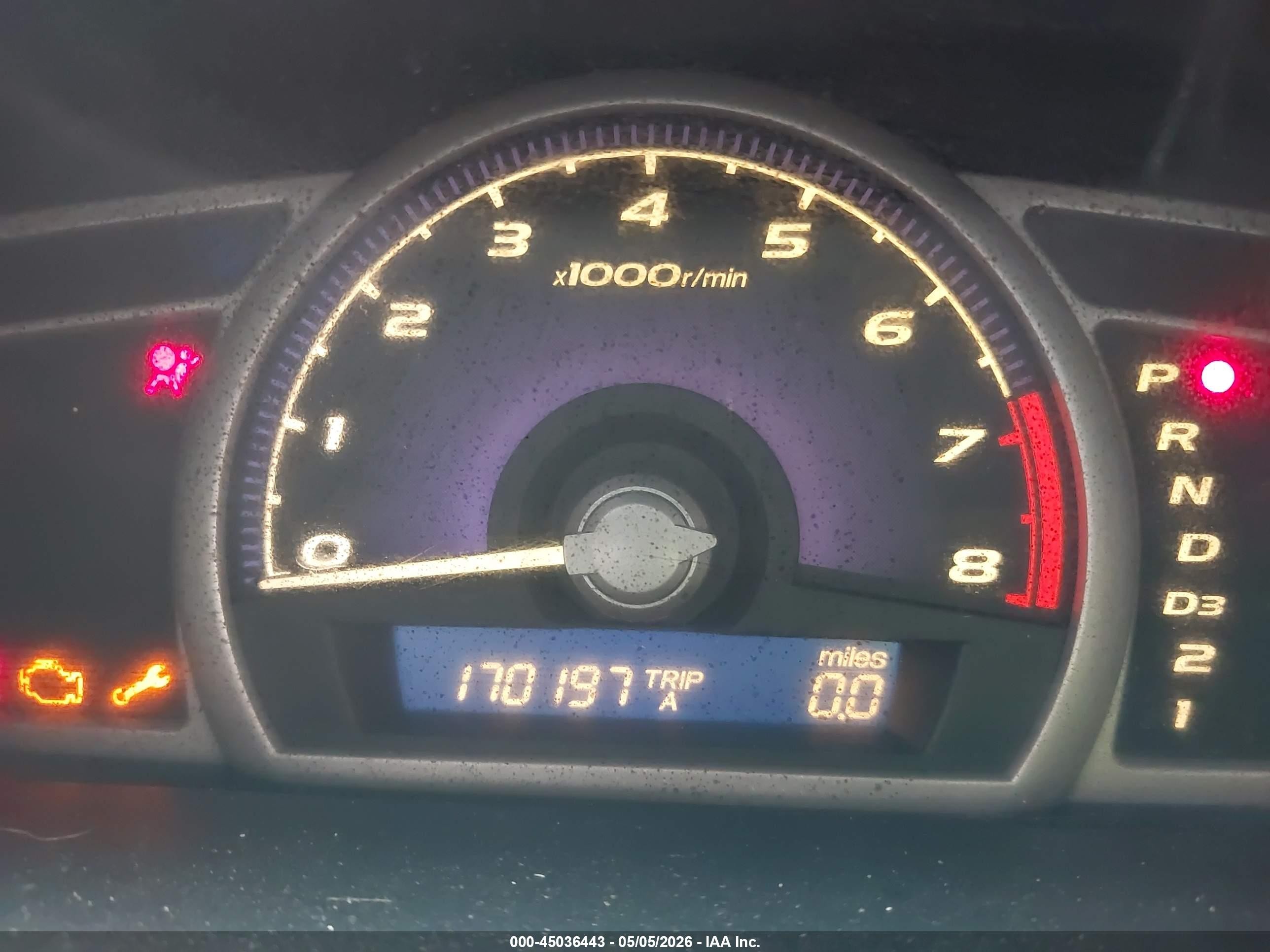 2007 Honda Civic Lx Purple vin: JHMFA16537S006596