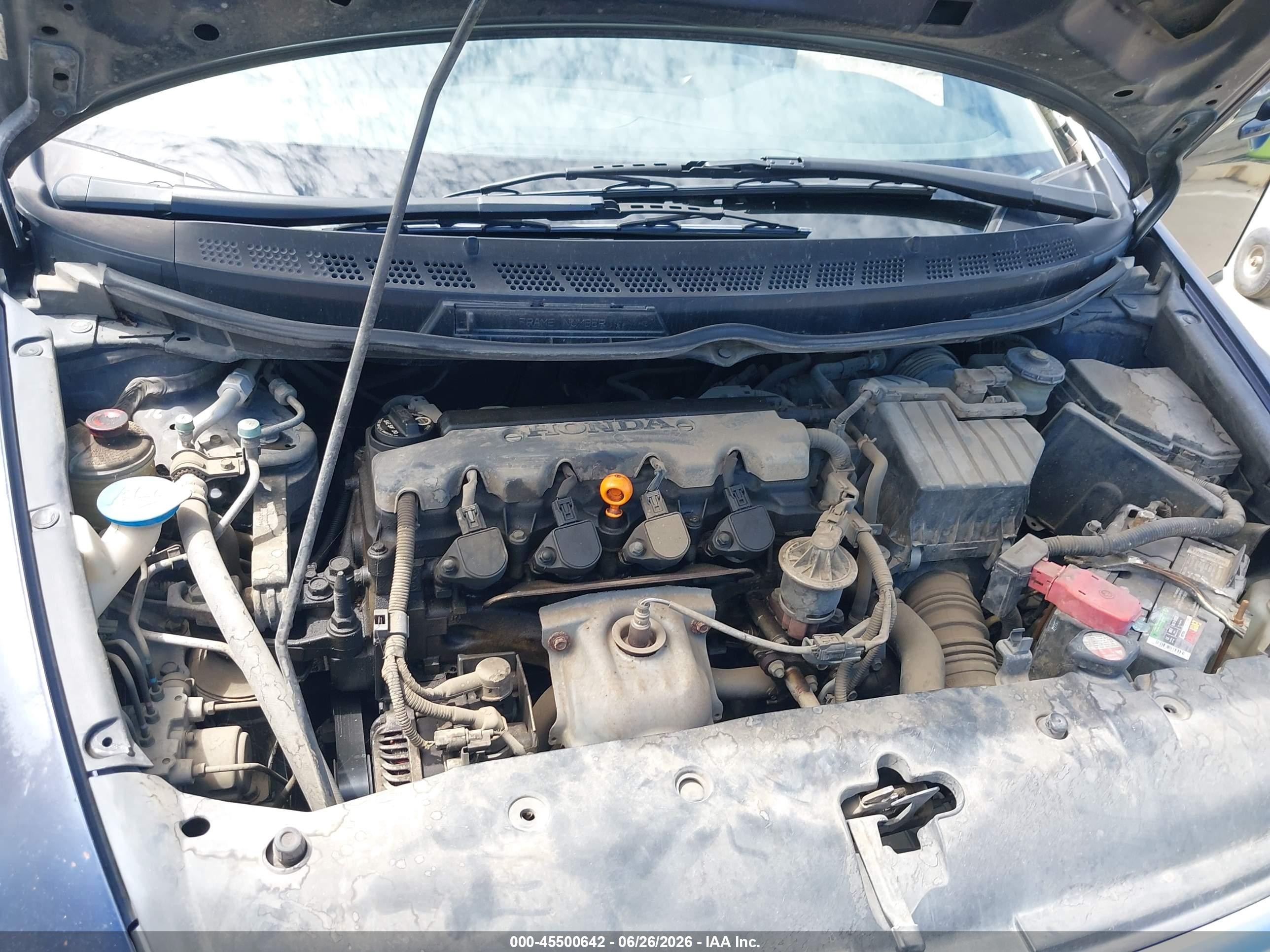 2007 Honda Civic Lx Blue vin: JHMFA16537S006839