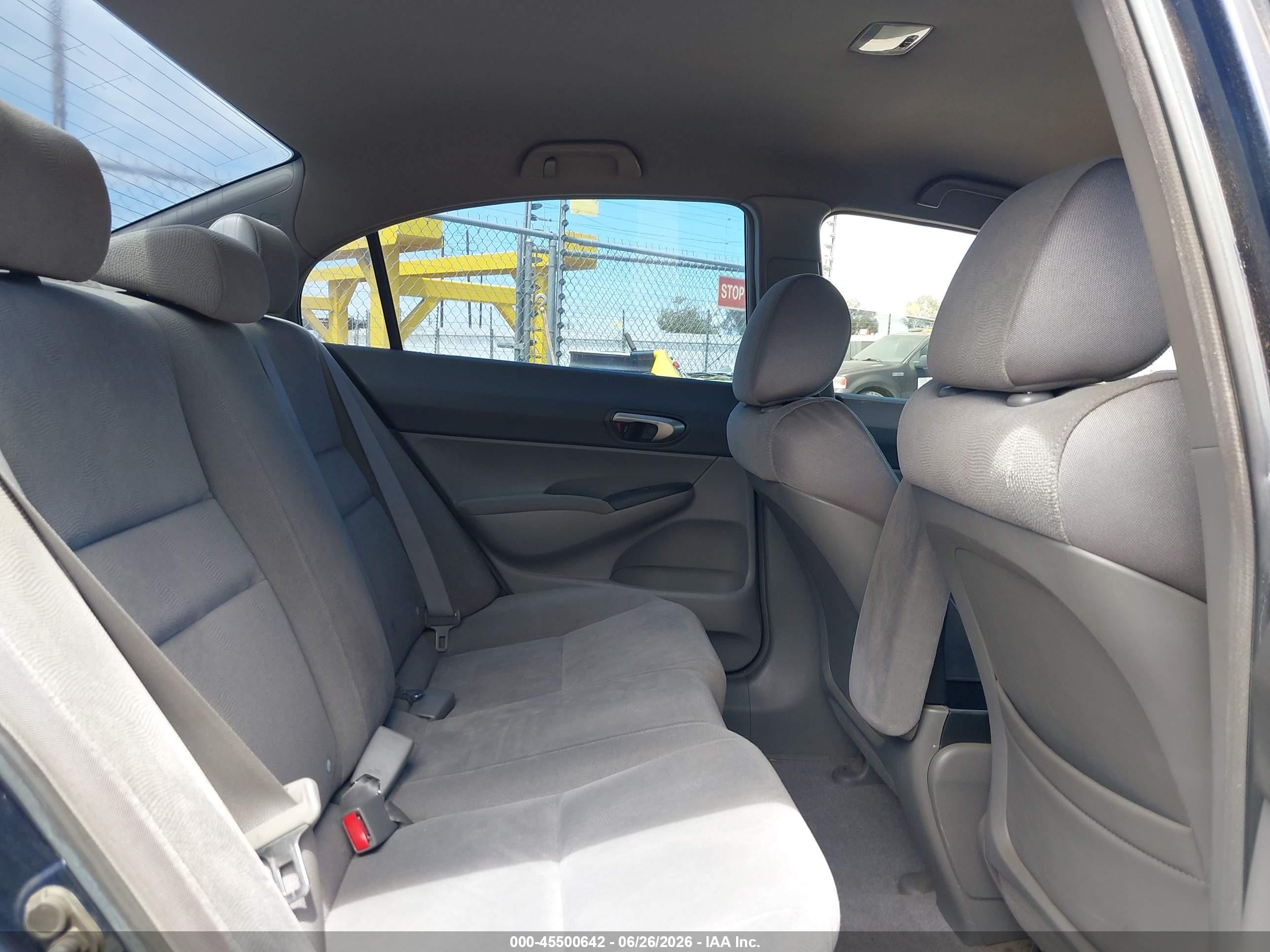 2007 Honda Civic Lx Blue vin: JHMFA16537S006839