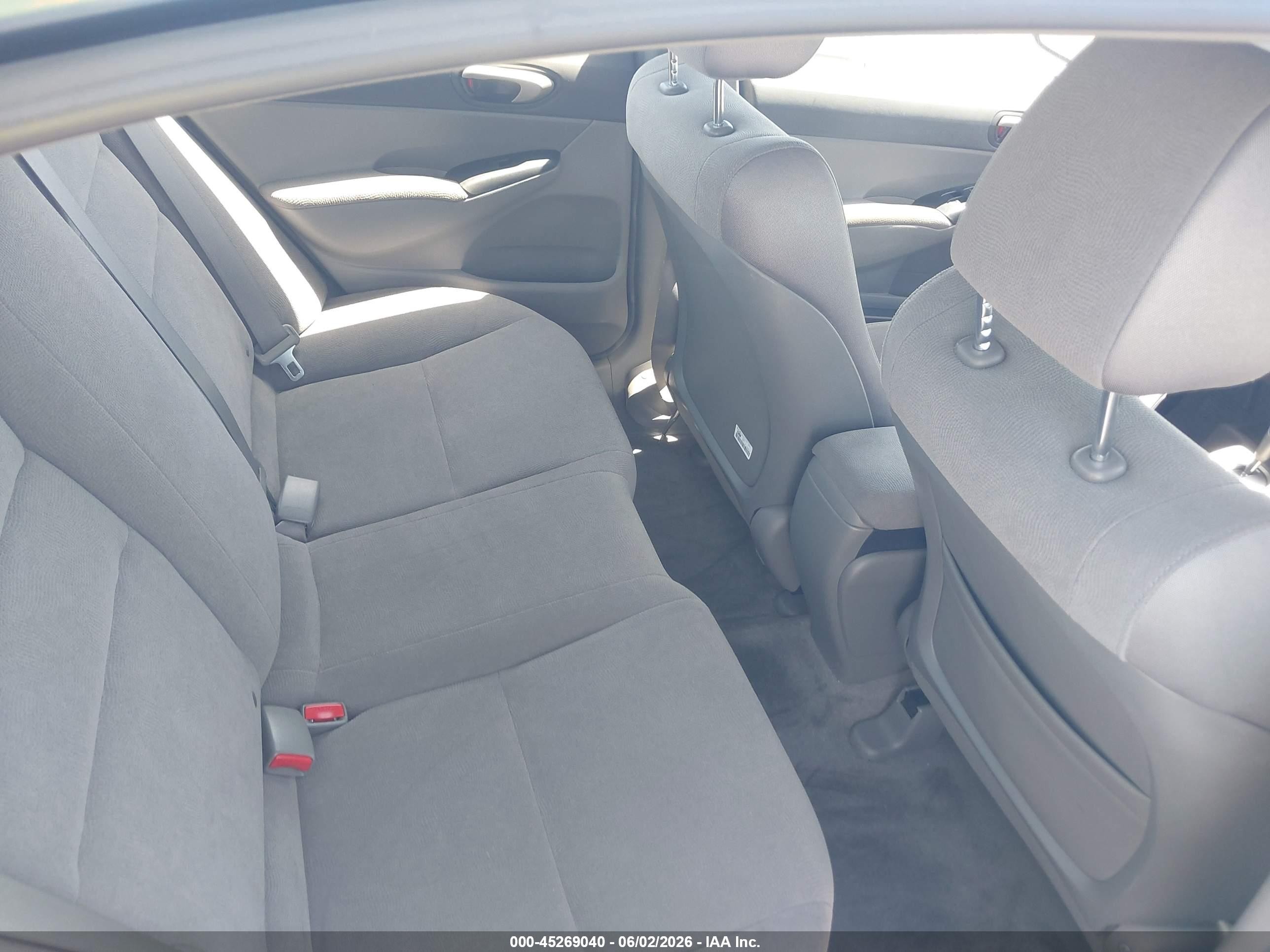 2006 Honda Civic Lx Blue vin: JHMFA16546S013054