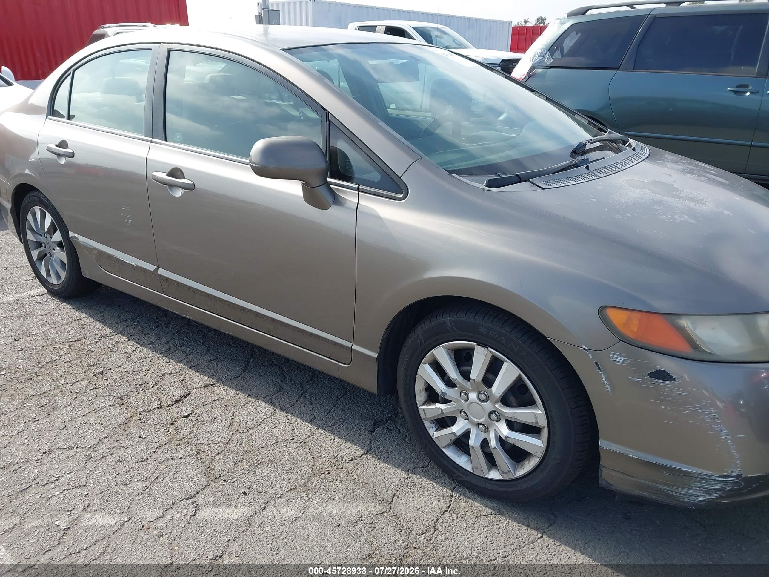 2007 Honda Civic Lx Gold vin: JHMFA16547S008812