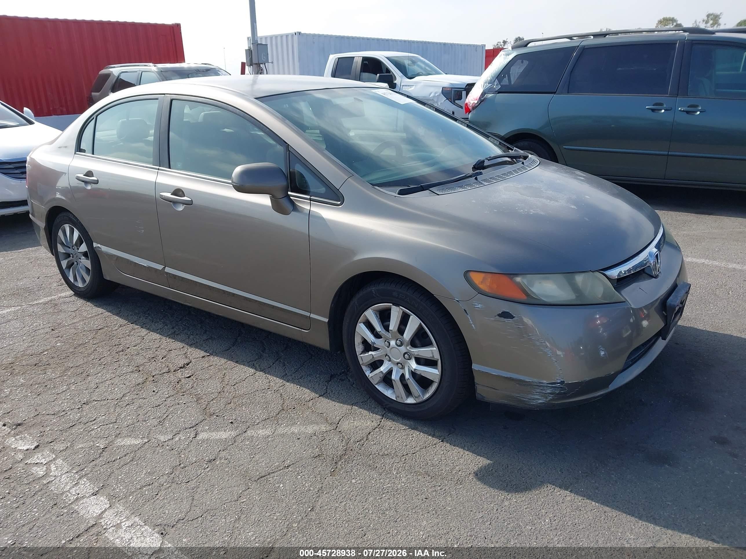 2007 Honda Civic Lx Gold vin: JHMFA16547S008812