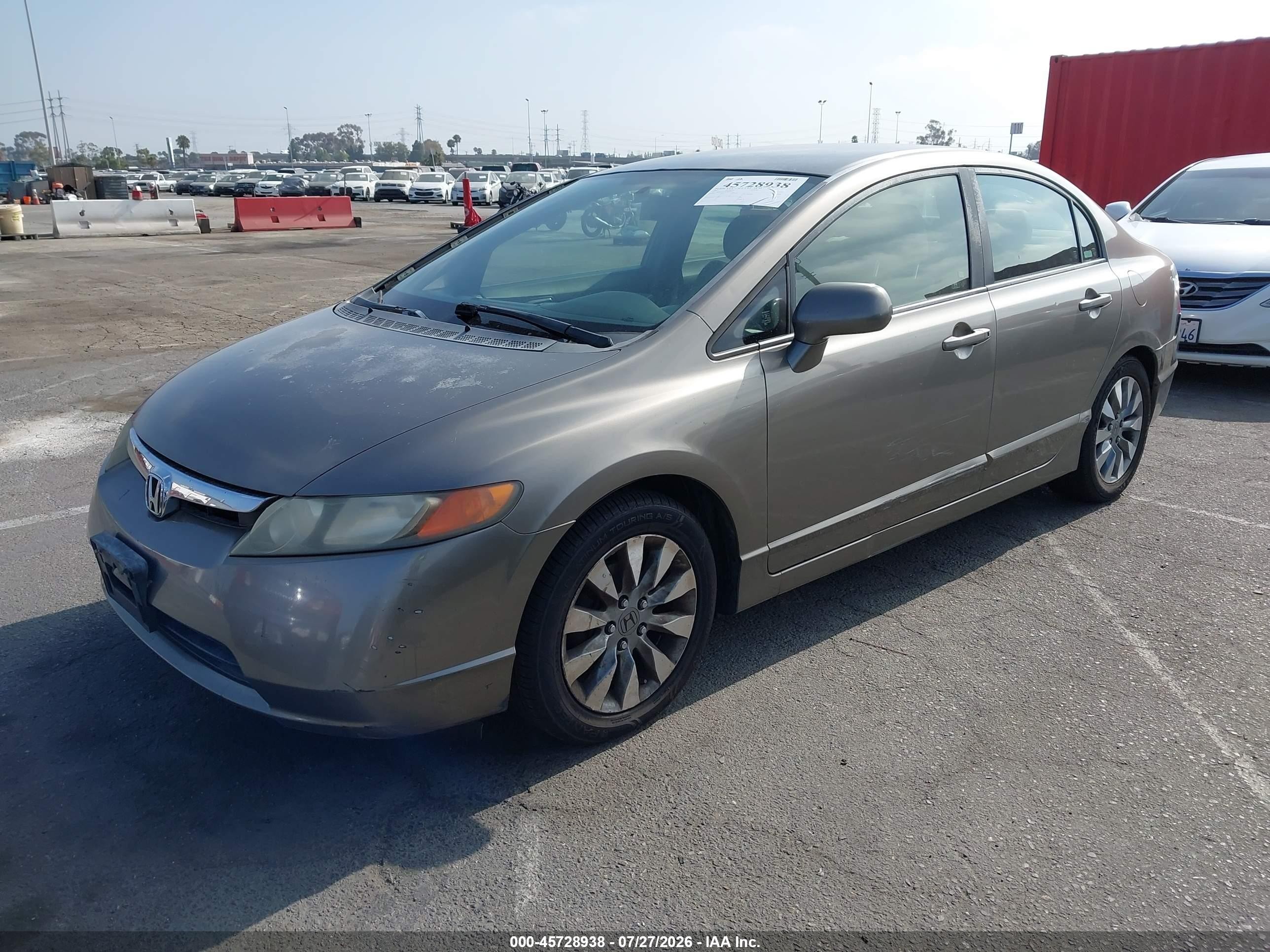 2007 Honda Civic Lx Gold vin: JHMFA16547S008812