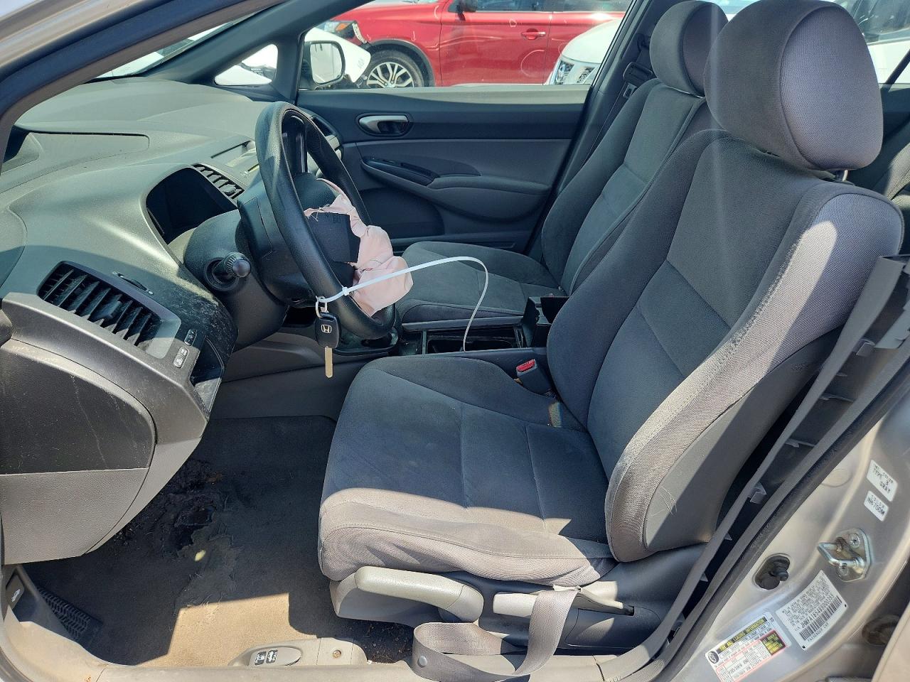 2008 Honda Civic Lx Silver vin: JHMFA16548S000355