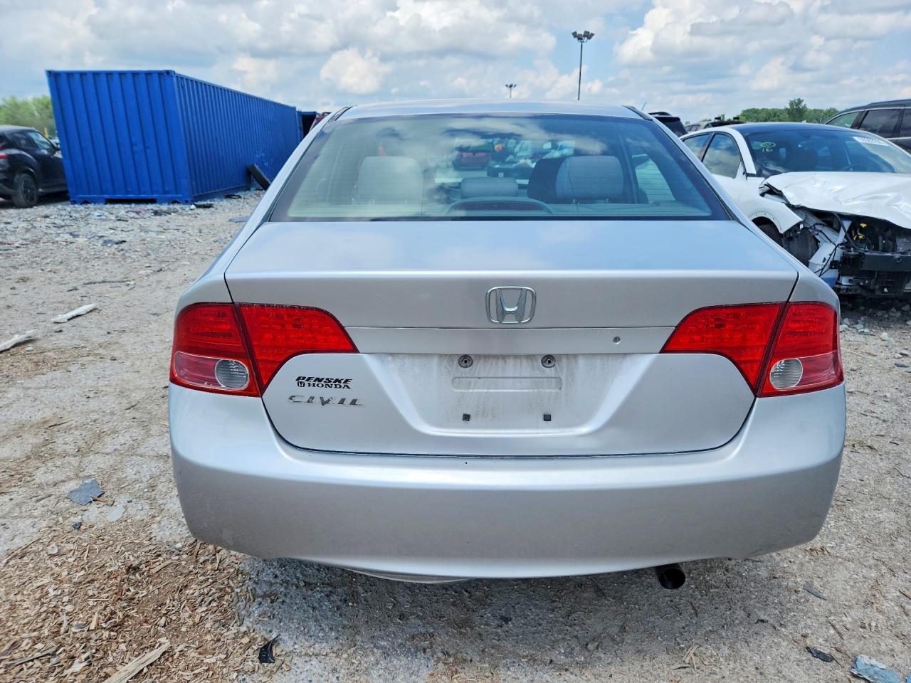 2008 Honda Civic Lx Silver vin: JHMFA16548S000355