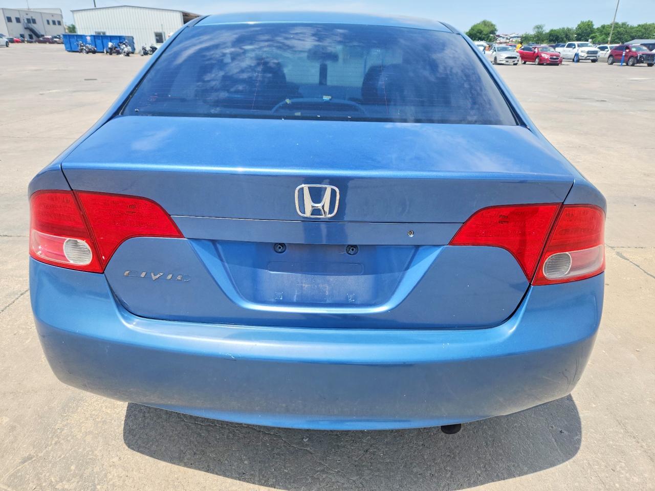2007 Honda Civic Lx Синий vin: JHMFA16557S007815