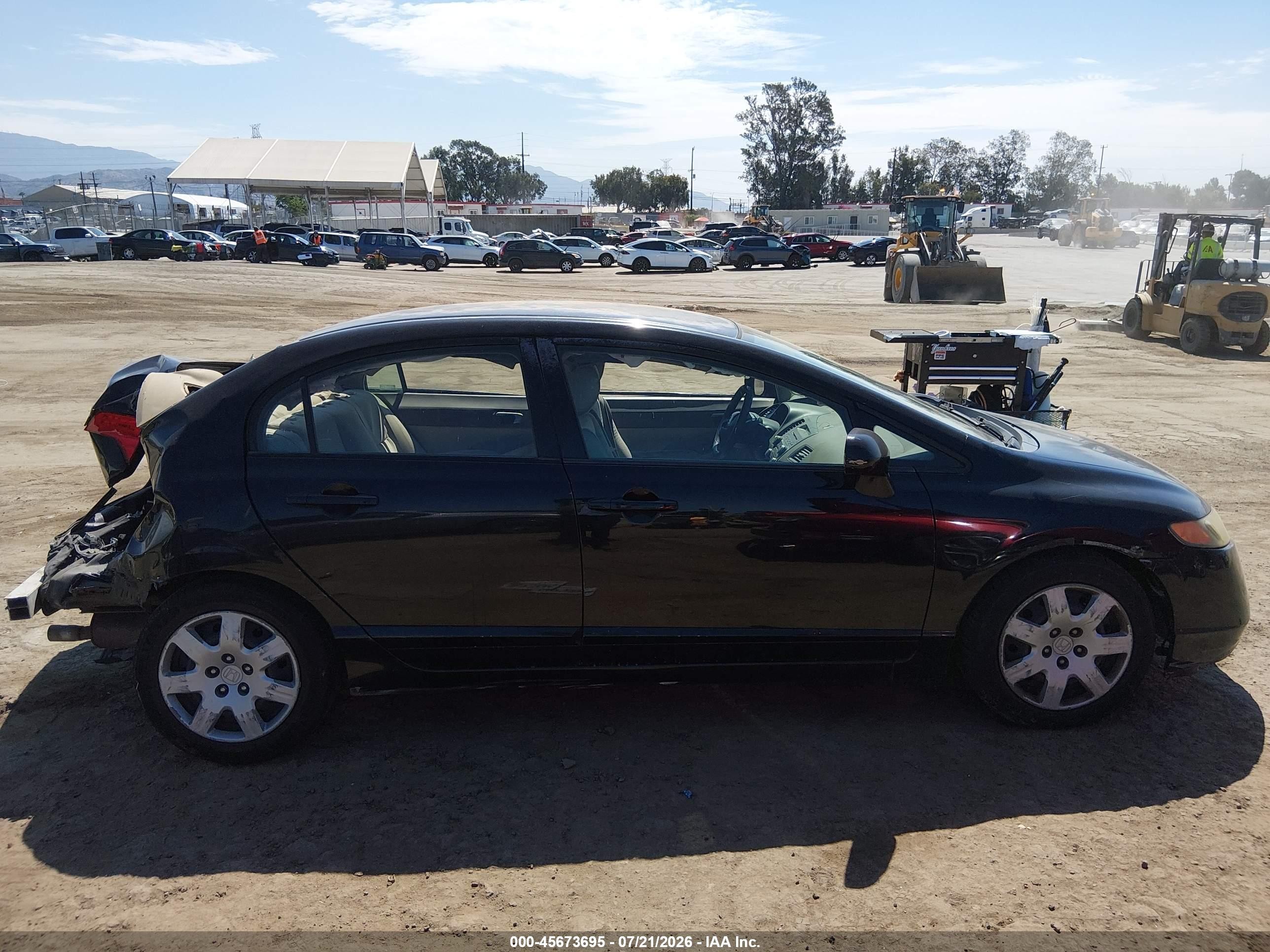 2006 Honda Civic Lx Black vin: JHMFA16566S011368