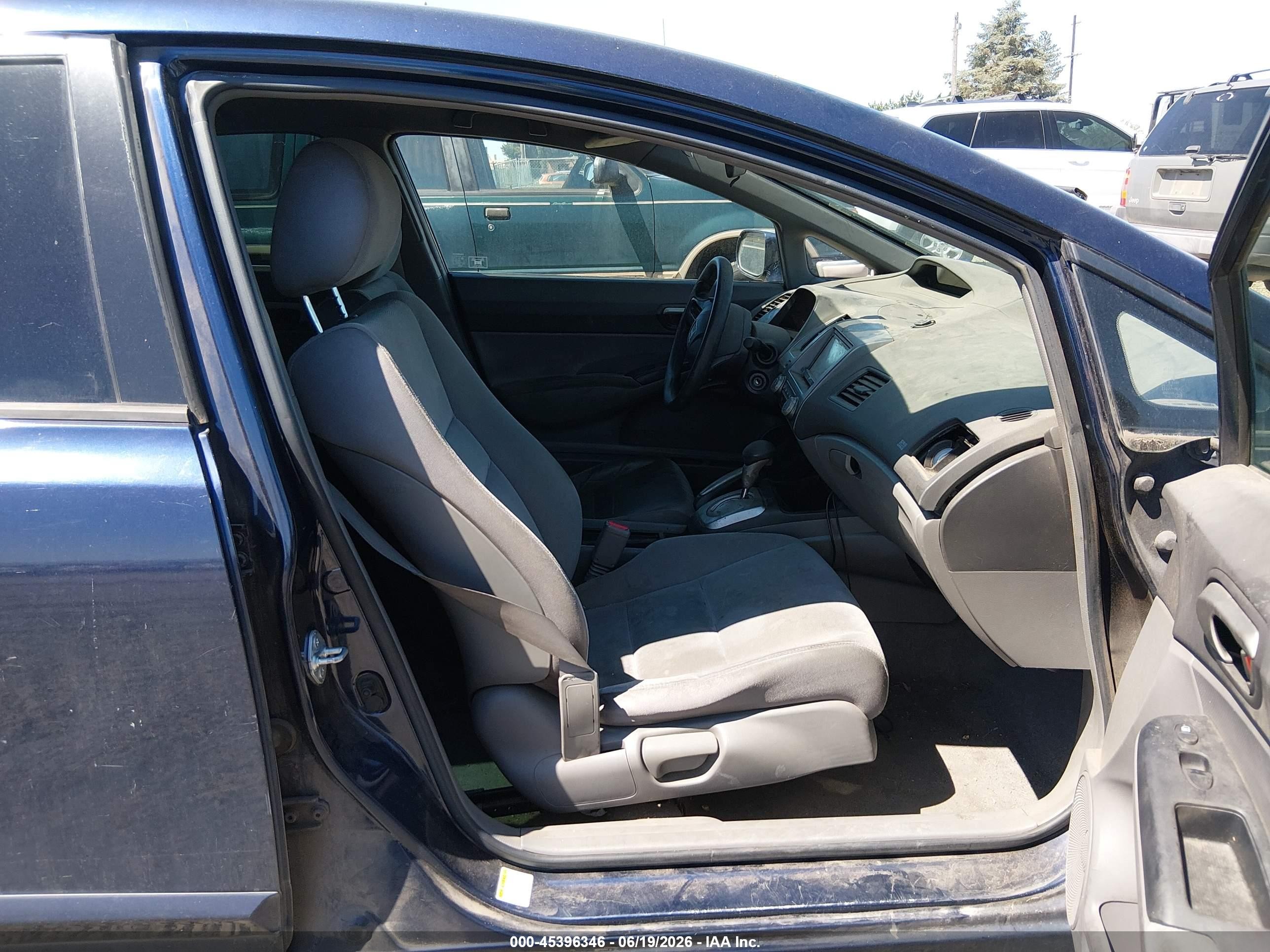 2007 Honda Civic Lx White vin: JHMFA16567S002655