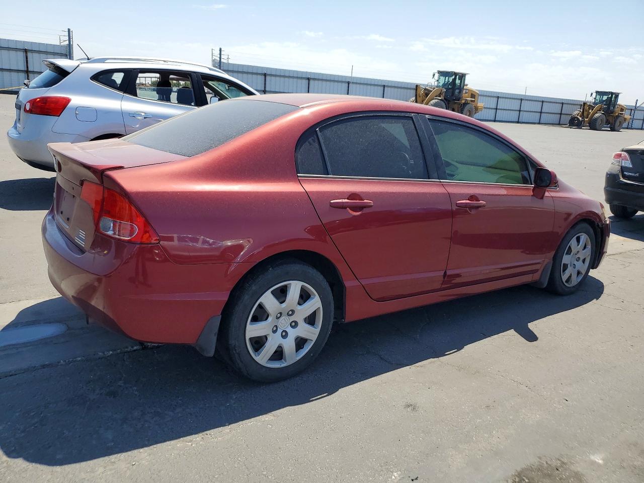 2007 Honda Civic Lx Красный vin: JHMFA16587S000289