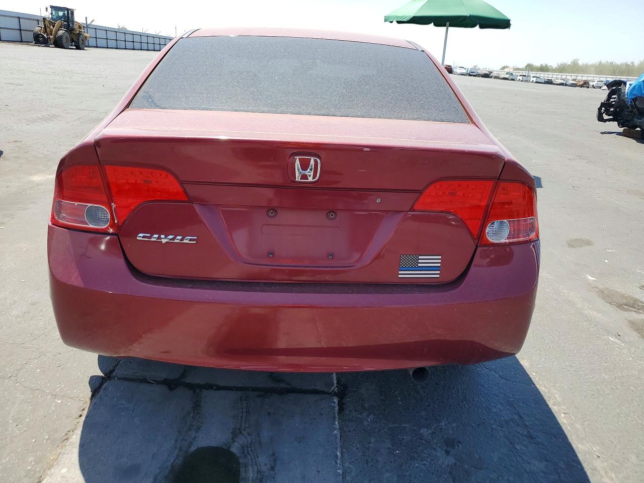 2007 Honda Civic Lx Красный vin: JHMFA16587S000289