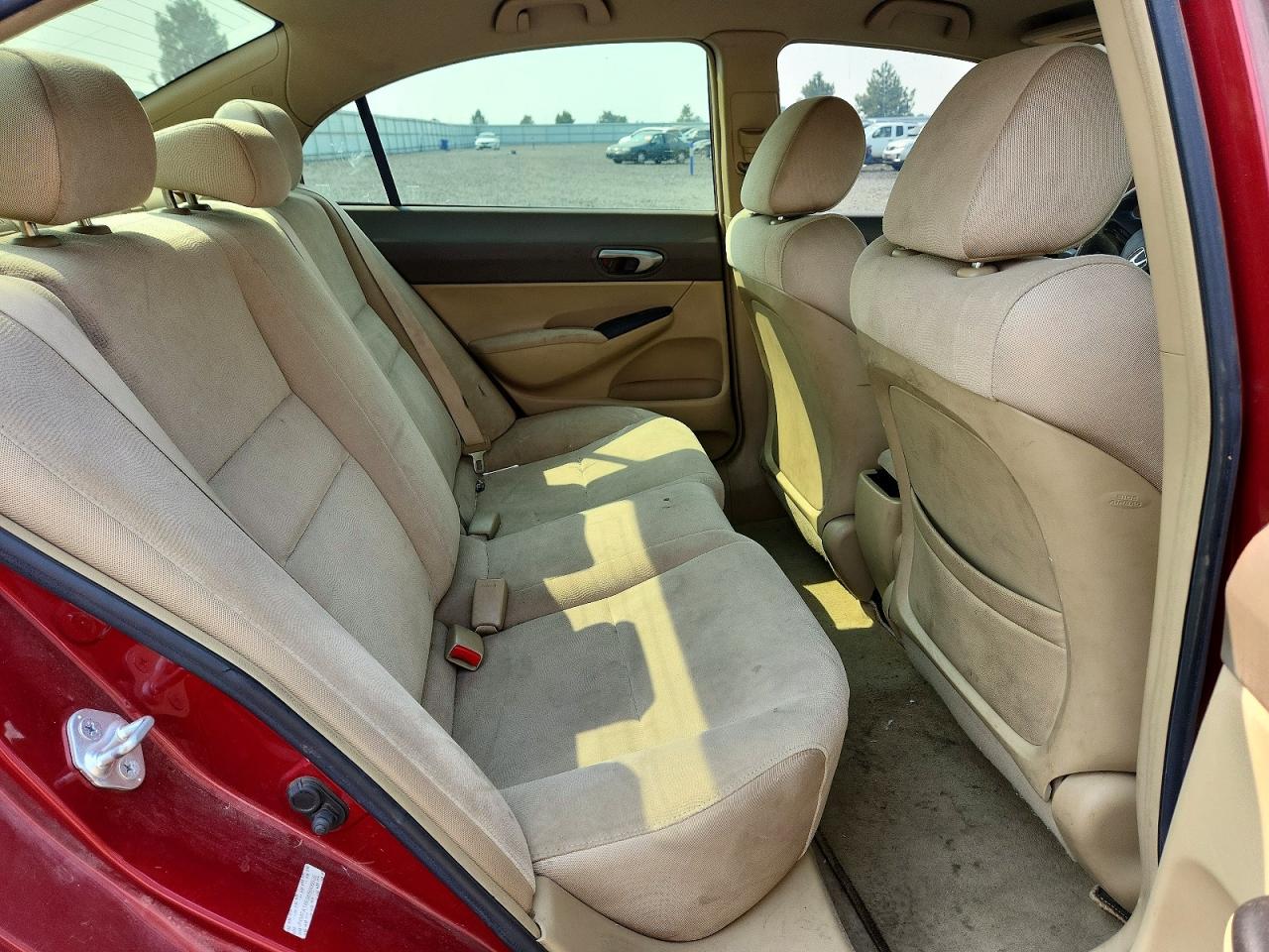 2006 Honda Civic Lx Maroon vin: JHMFA16596S006035