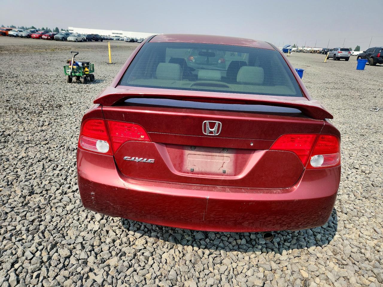 2006 Honda Civic Lx Maroon vin: JHMFA16596S006035