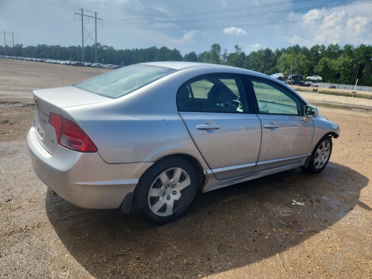 2006 Honda Civic Lx Silver vin: JHMFA16596S009680
