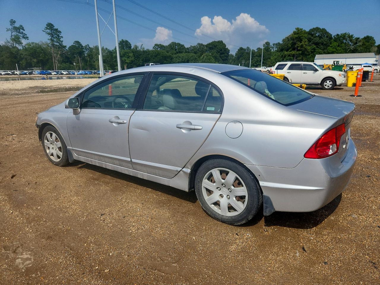 2006 Honda Civic Lx Silver vin: JHMFA16596S009680