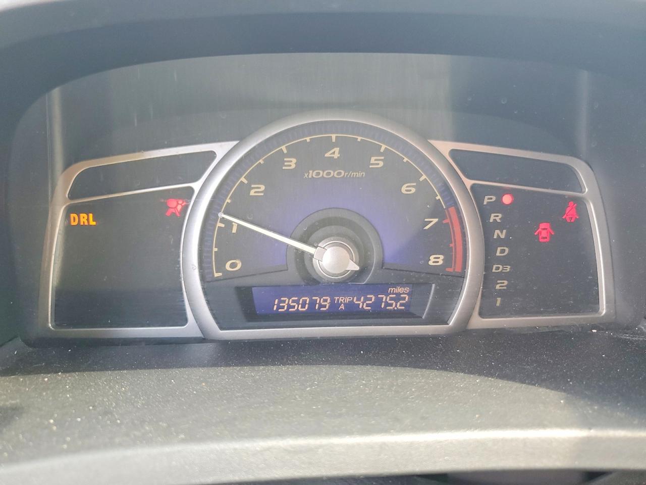 2008 Honda Civic Lx Gray vin: JHMFA16598S001324