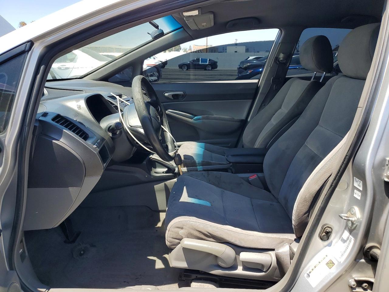 2008 Honda Civic Lx Silver vin: JHMFA165X8S001963