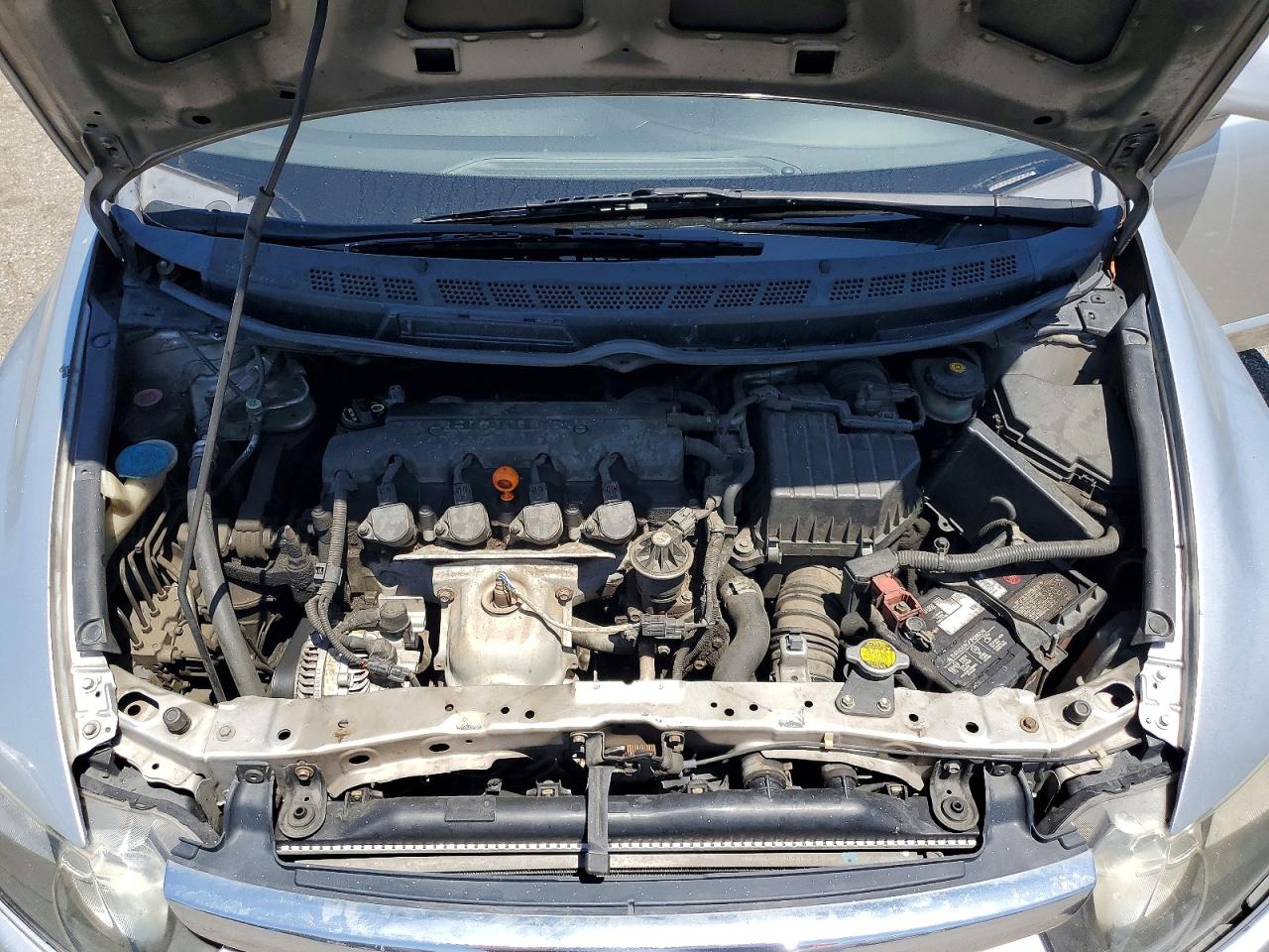 2008 Honda Civic Lx Silver vin: JHMFA165X8S001963