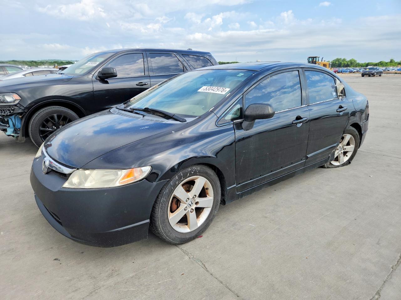 2006 Honda Civic Ex Black vin: JHMFA16806S008833