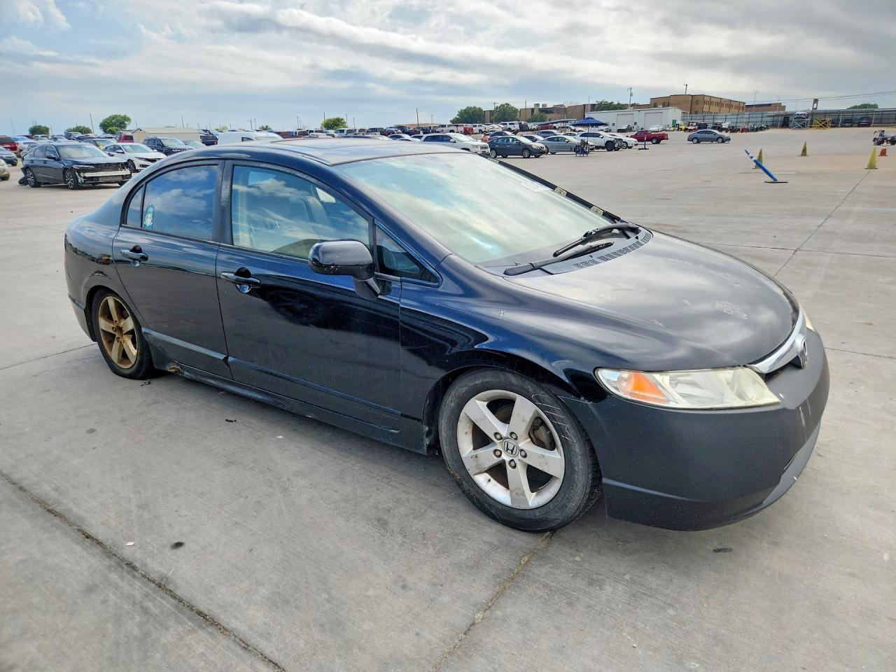 2006 Honda Civic Ex Black vin: JHMFA16806S008833