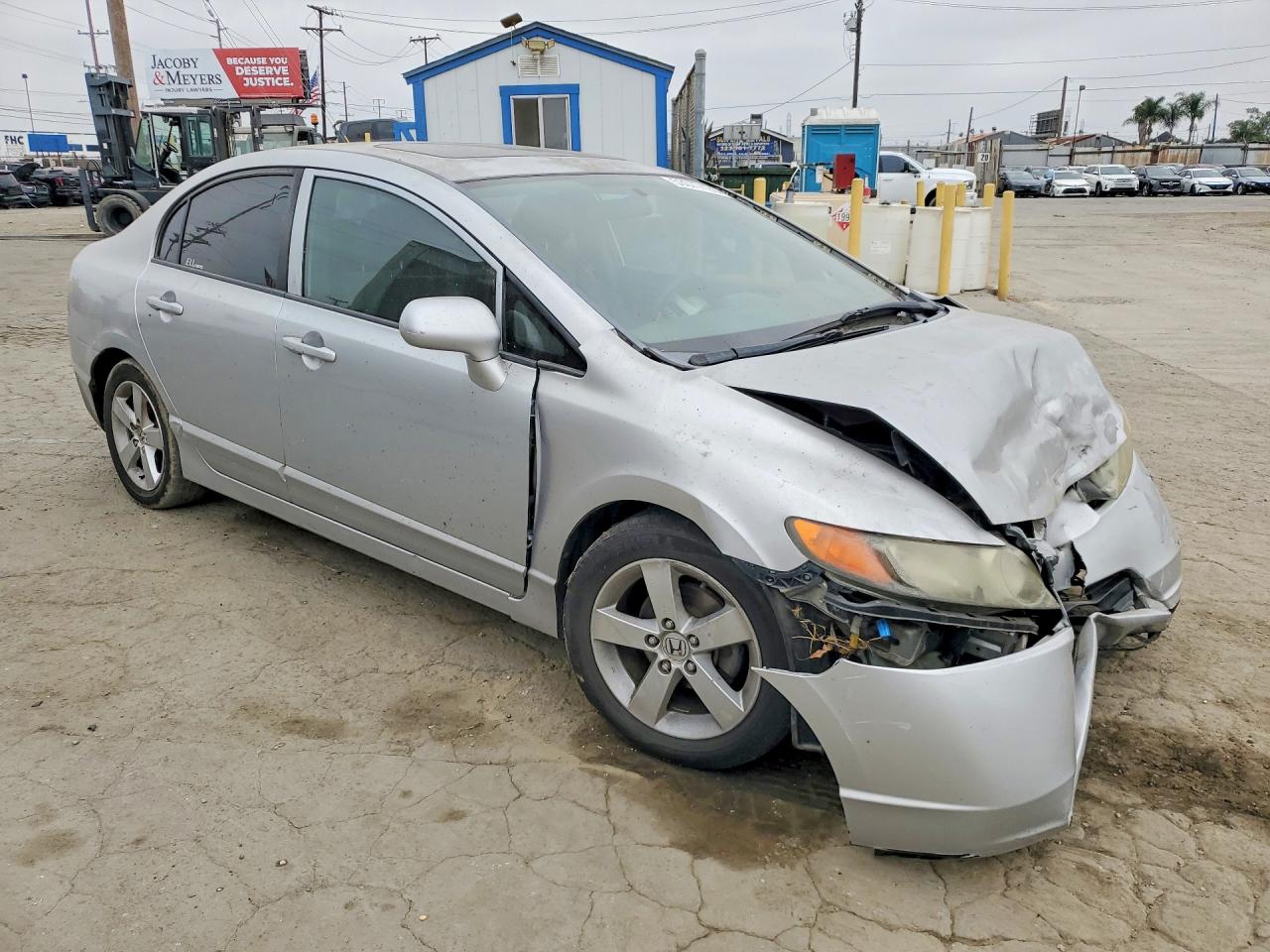 2007 Honda Civic Ex Silver vin: JHMFA16807S007957