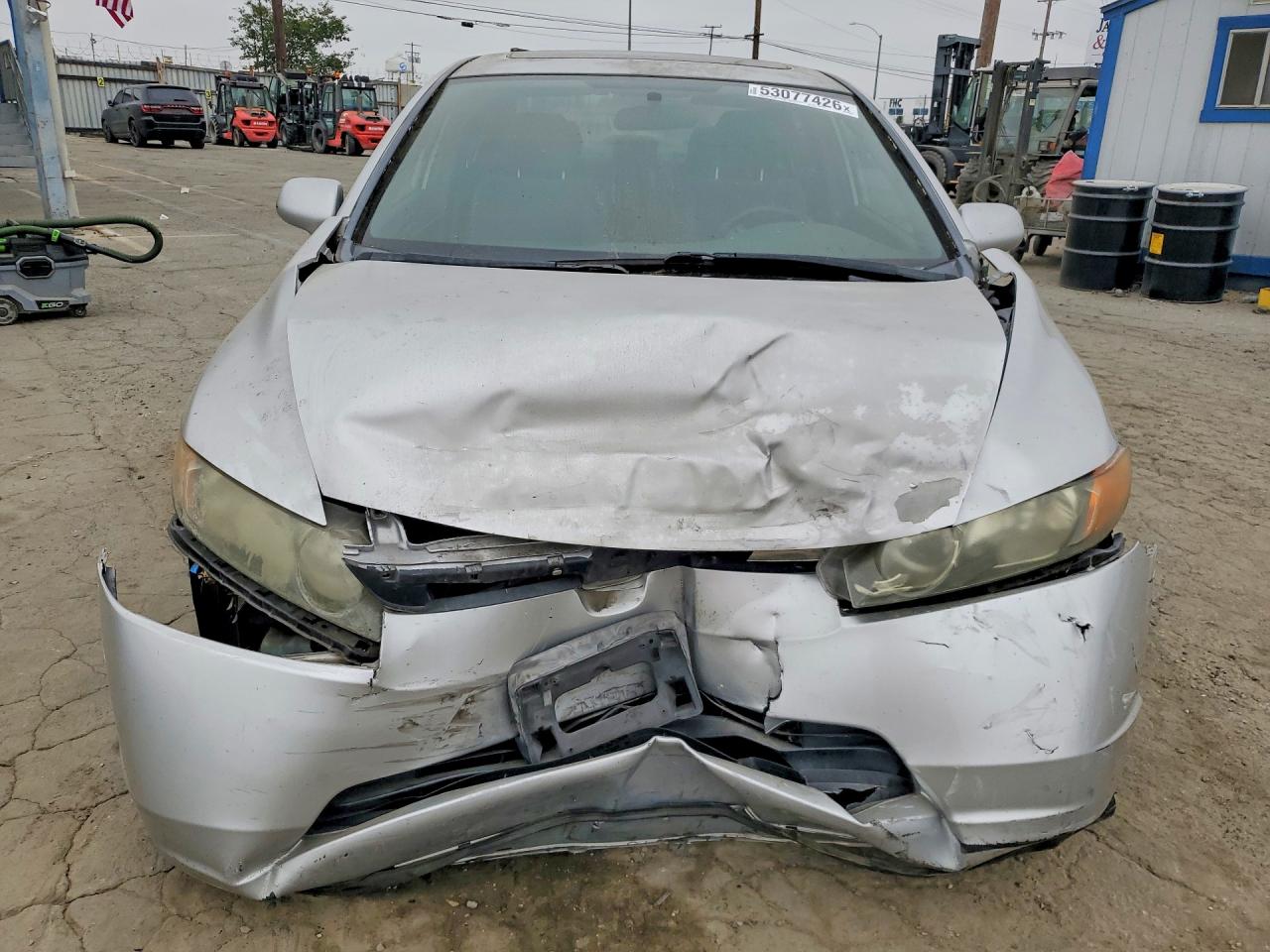 2007 Honda Civic Ex Silver vin: JHMFA16807S007957