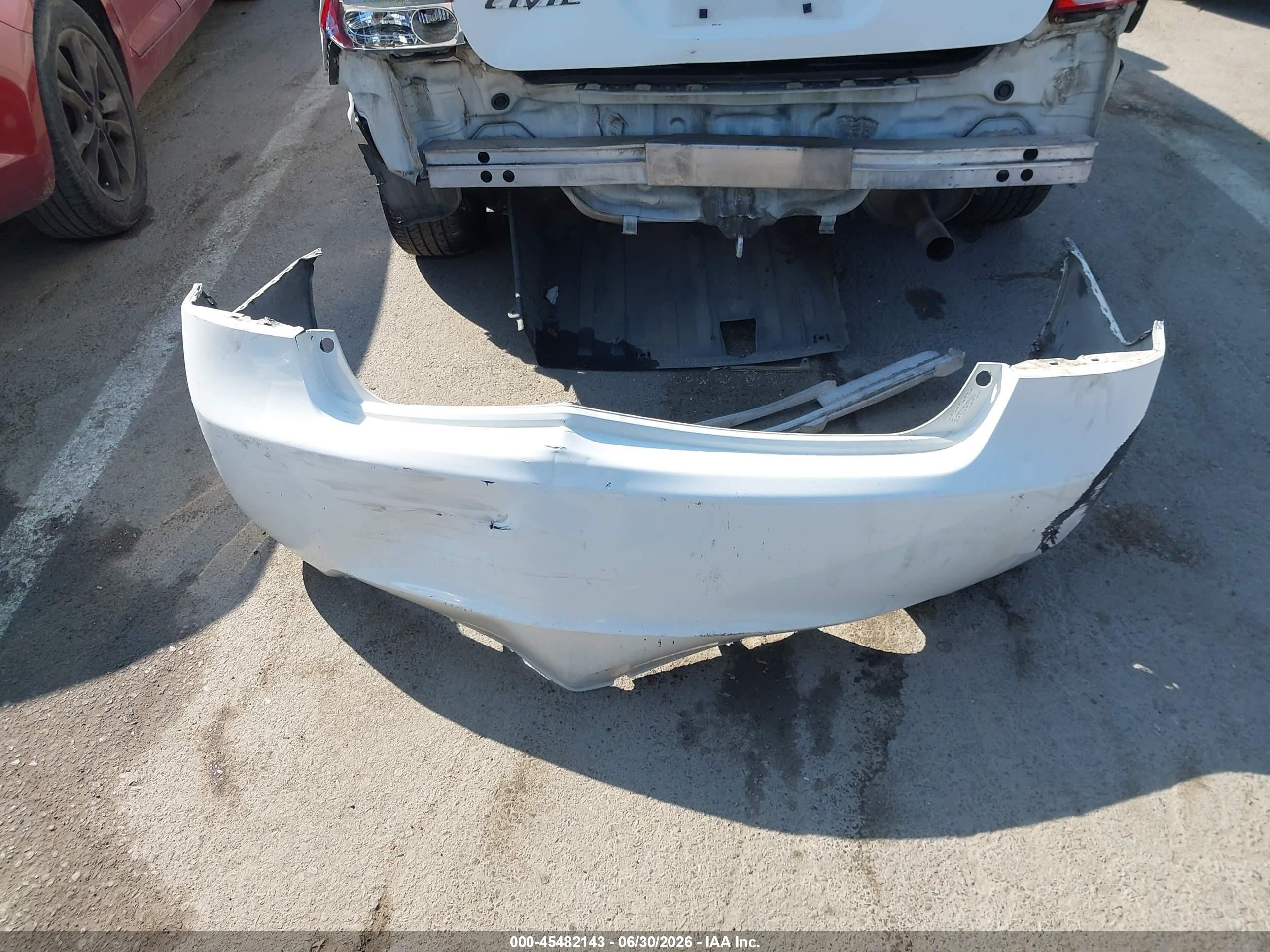 2006 Honda Civic Ex White vin: JHMFA16816S009375