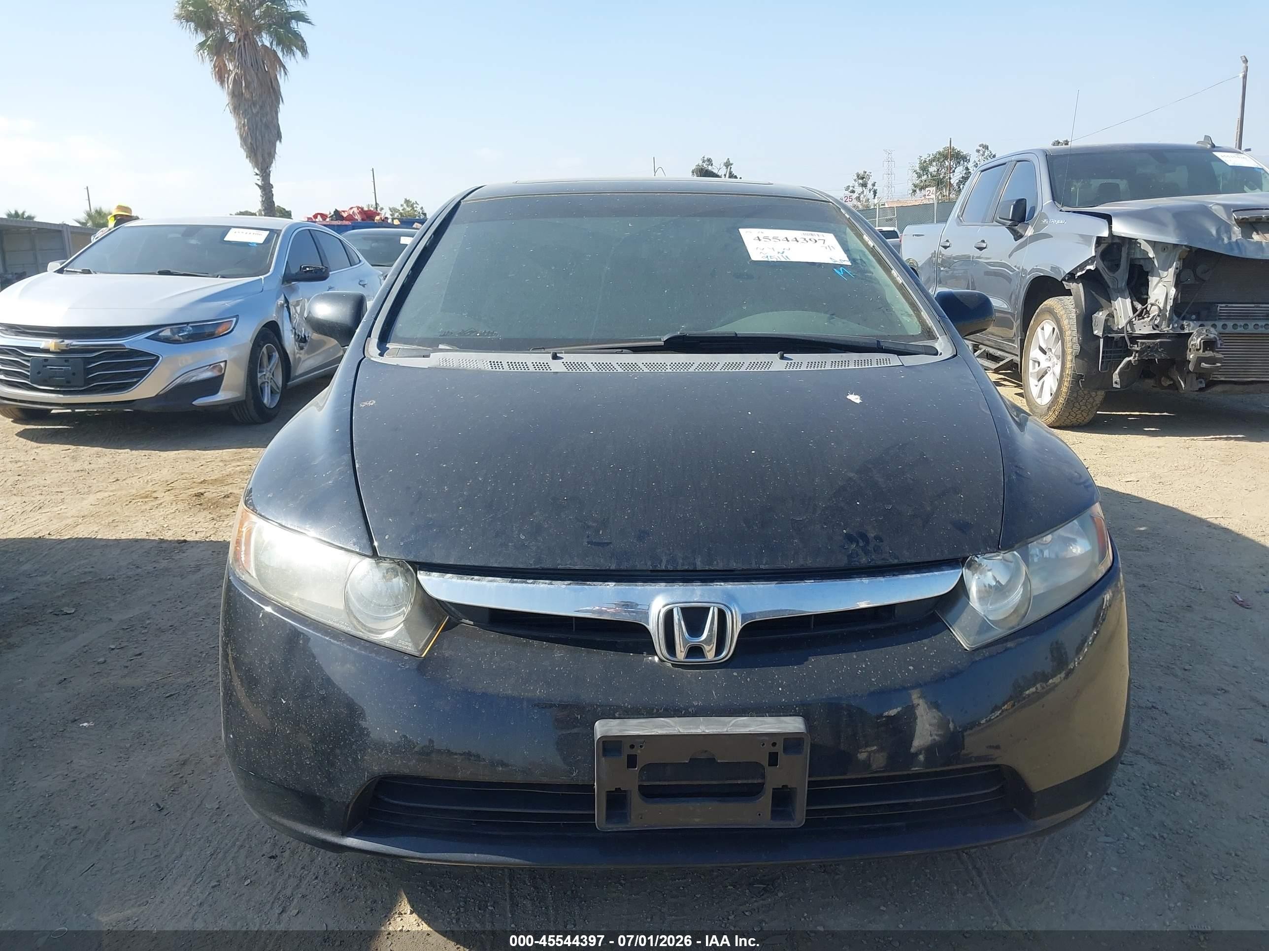 2007 Honda Civic Ex Black vin: JHMFA16817S004050