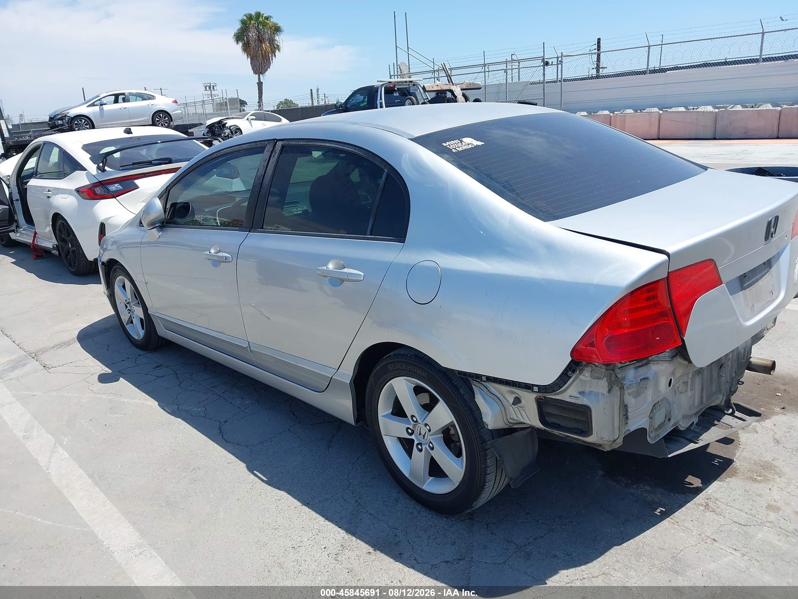 2007 Honda Civic Ex Silver vin: JHMFA16817S006218