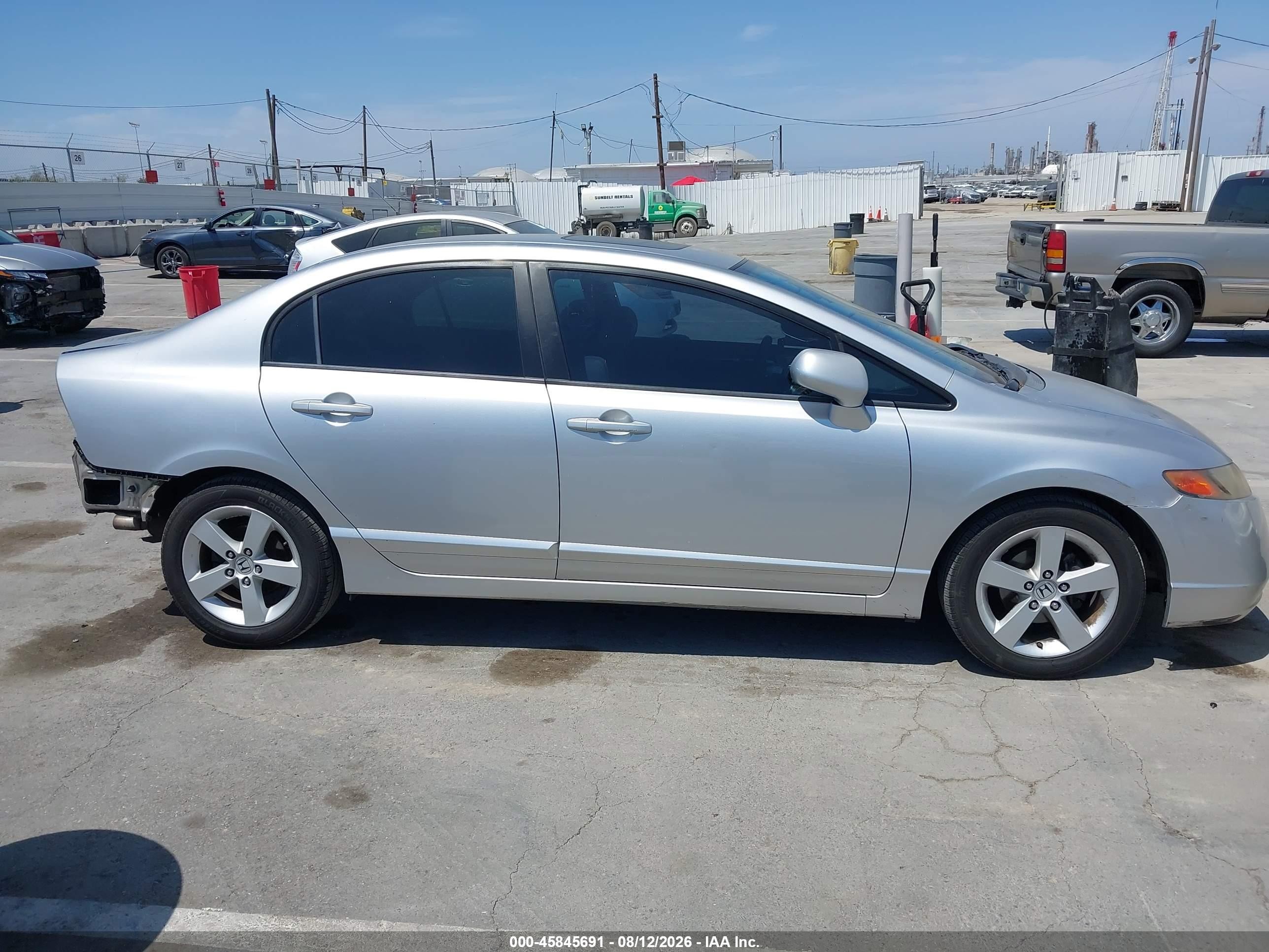 2007 Honda Civic Ex Silver vin: JHMFA16817S006218