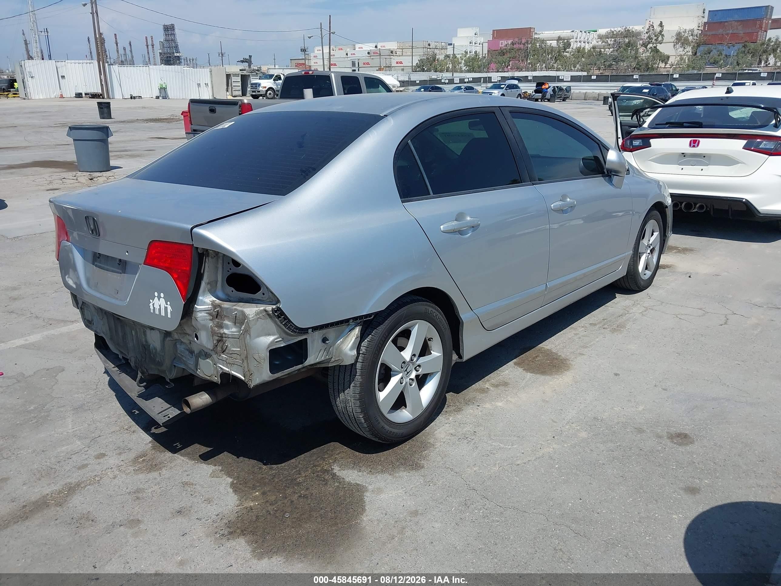 2007 Honda Civic Ex Silver vin: JHMFA16817S006218