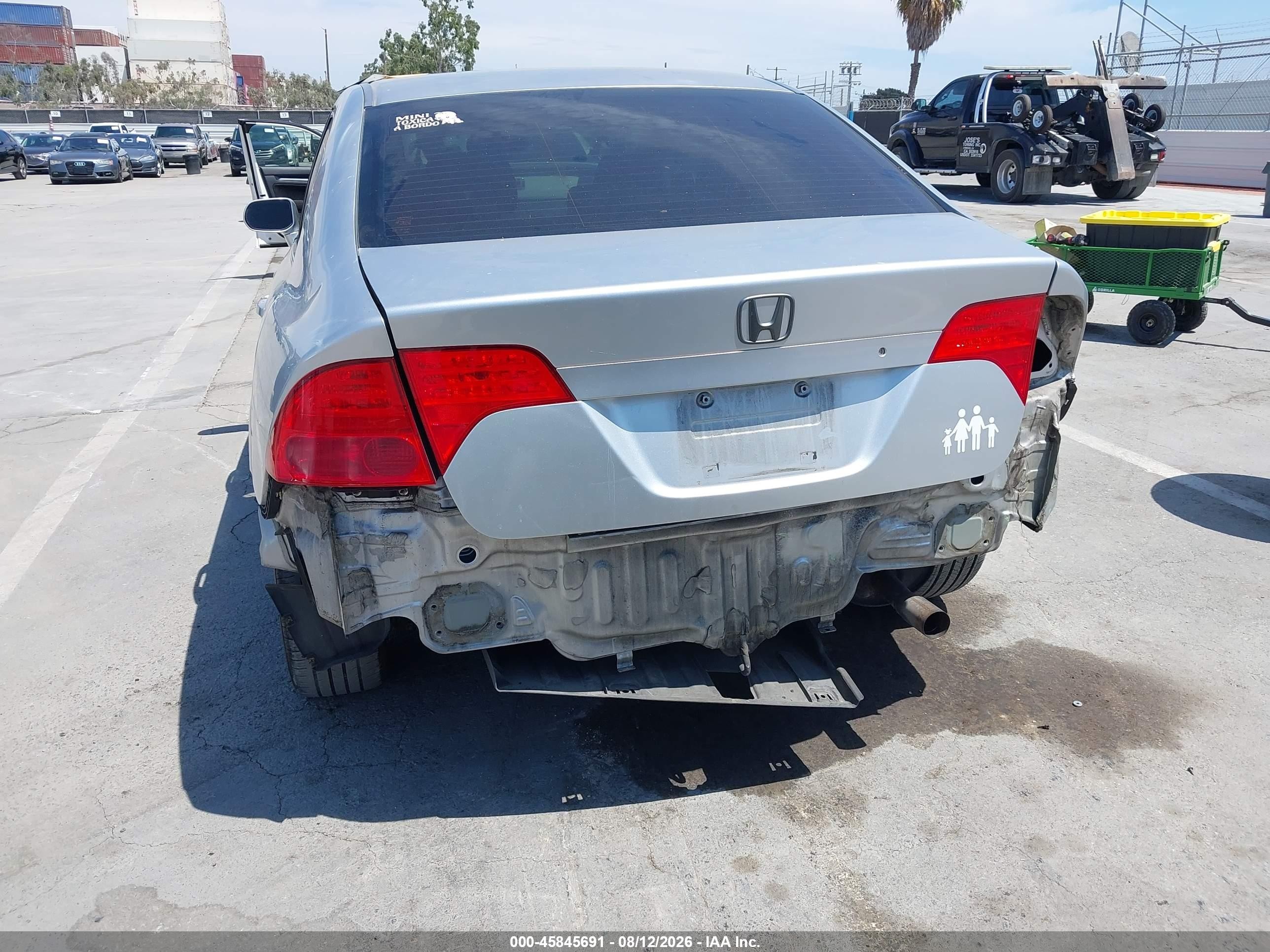 2007 Honda Civic Ex Silver vin: JHMFA16817S006218