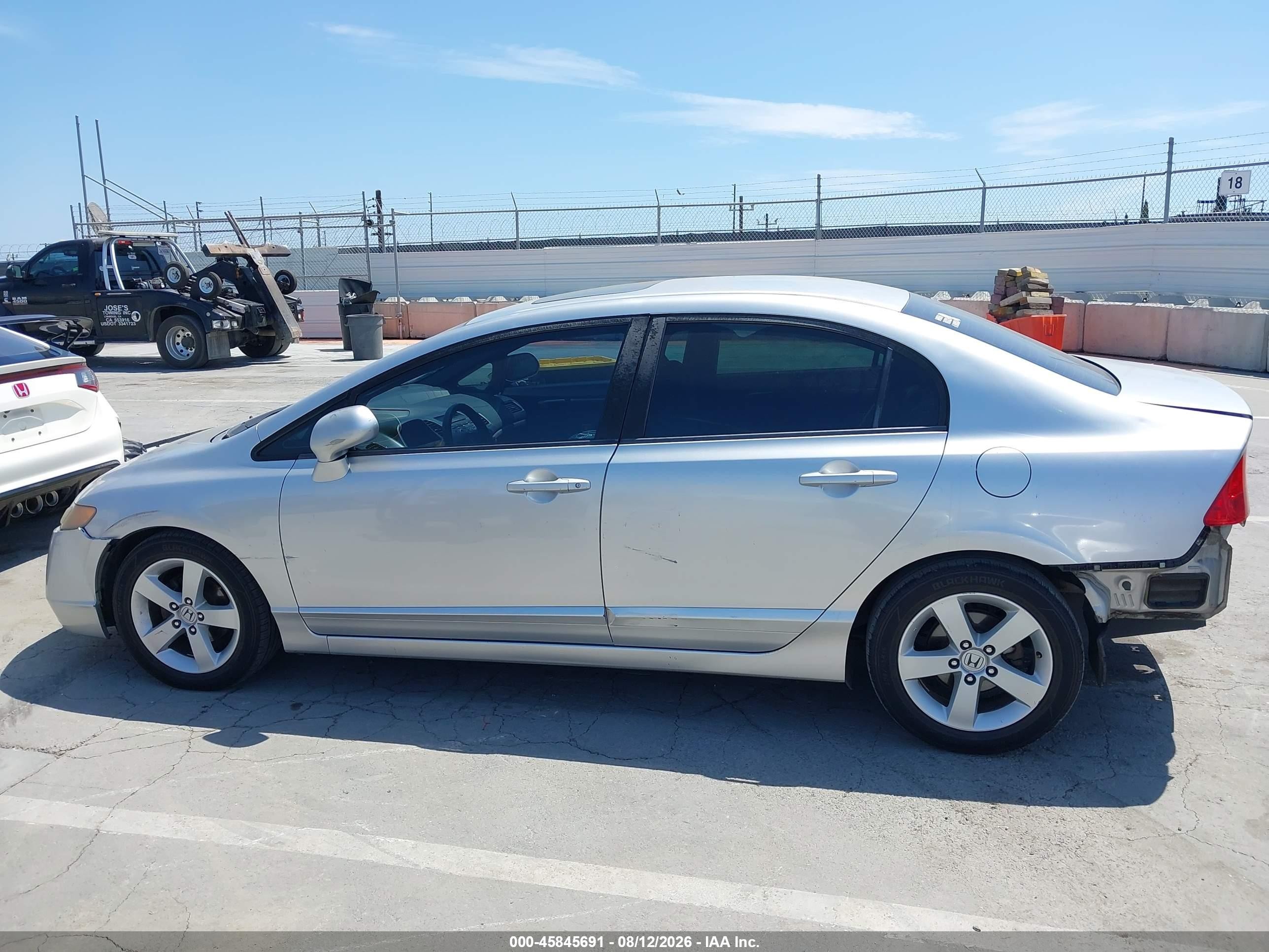 2007 Honda Civic Ex Silver vin: JHMFA16817S006218