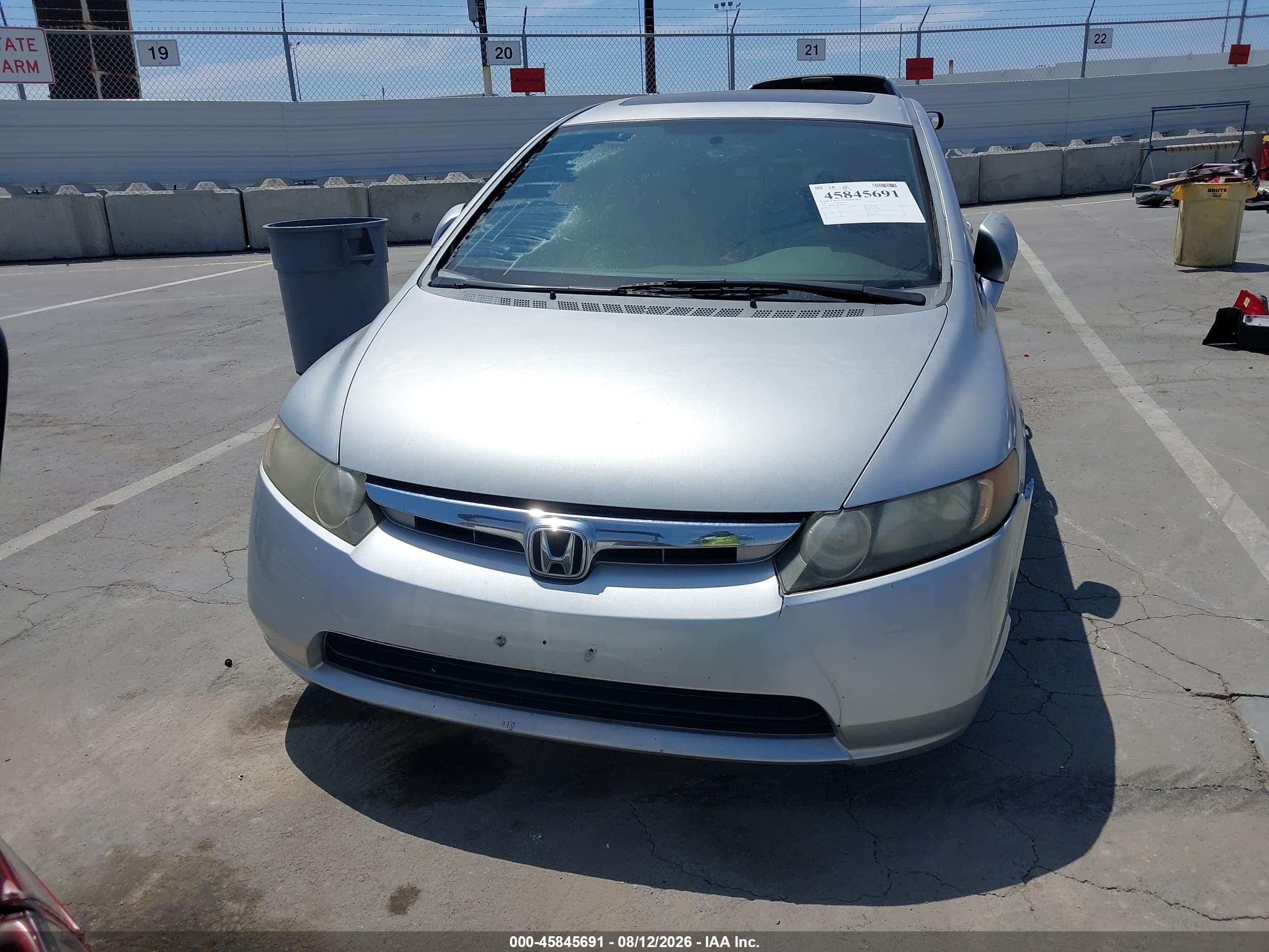 2007 Honda Civic Ex Silver vin: JHMFA16817S006218