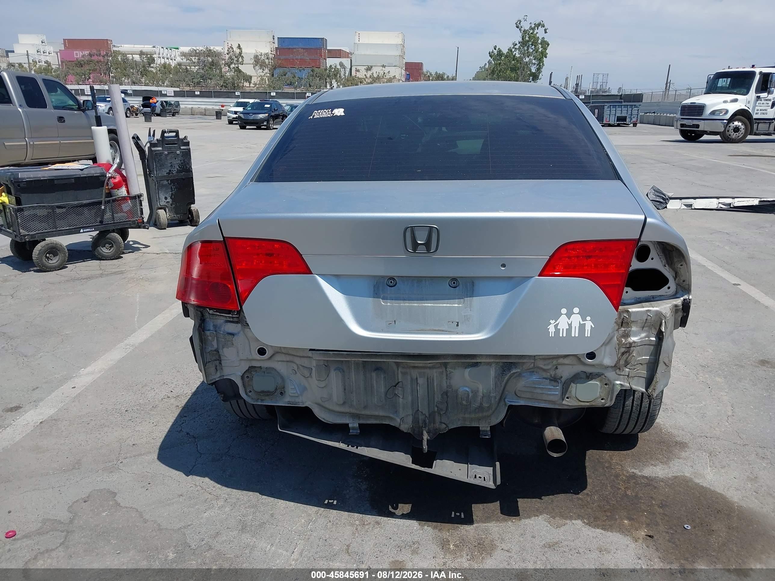 2007 Honda Civic Ex Silver vin: JHMFA16817S006218